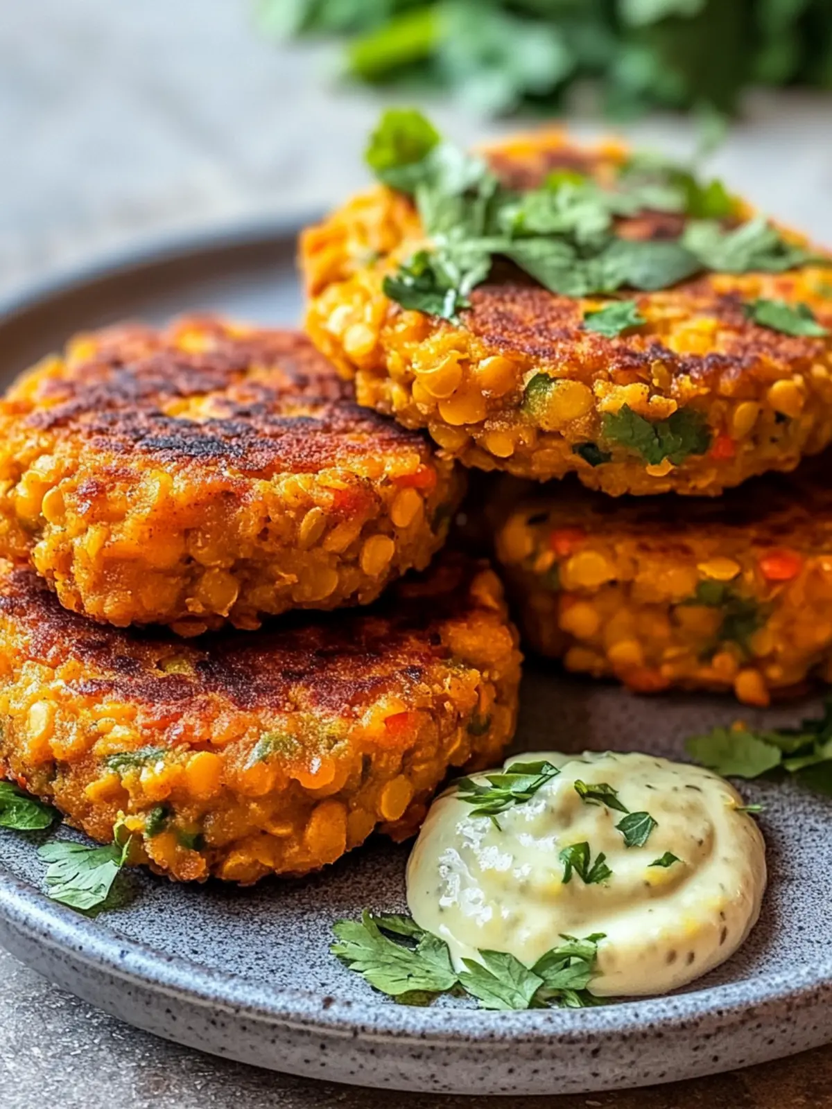 Crispy Sweet Potato & Red Lentil Patties You’ll Love to Make 5 CRISPY SWEET POTATO & RED LENTIL PATTIES