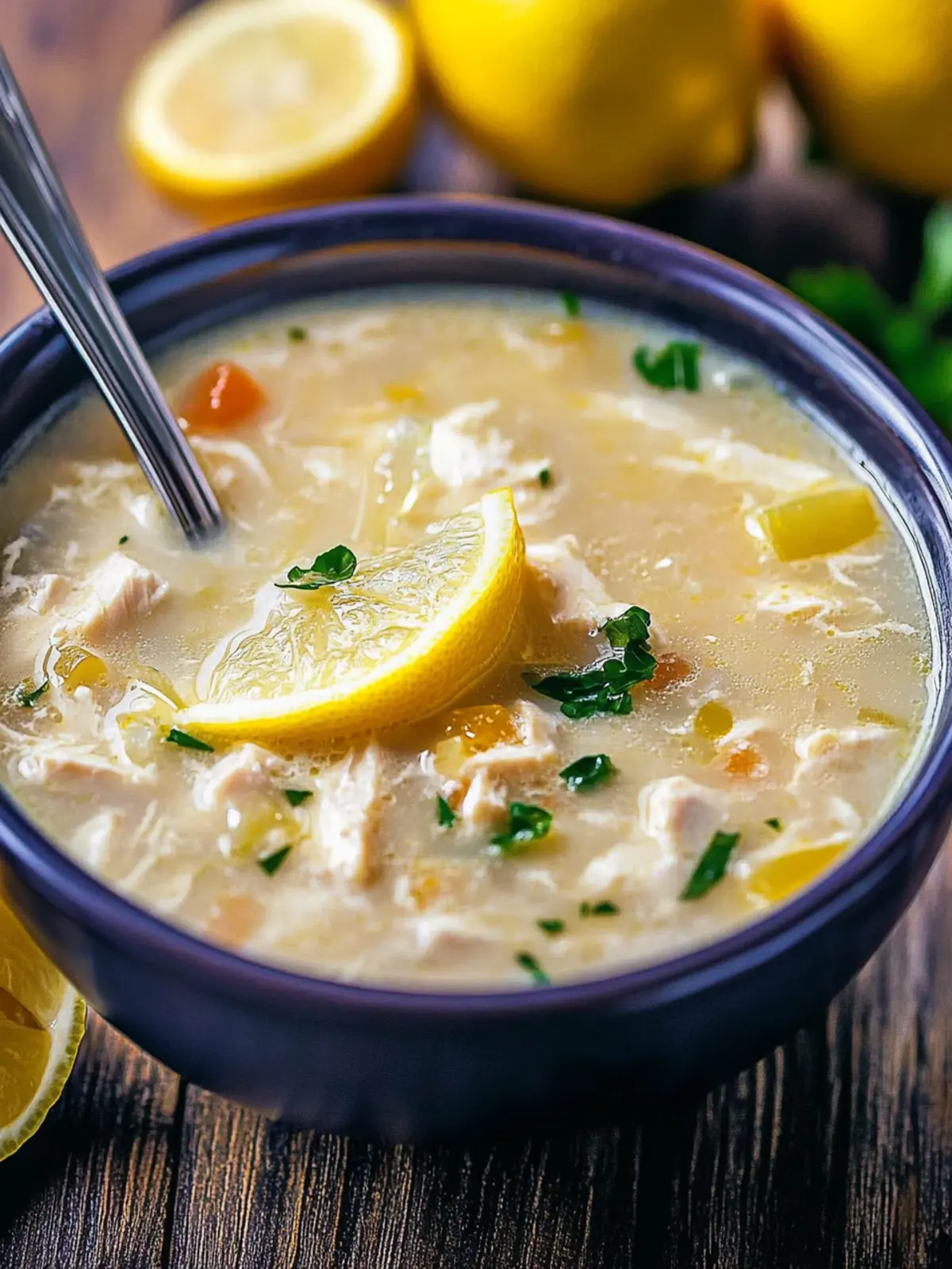 Delicious Avgolemono Soup Recipe: Warm Up with Greek Comfort 3 Avgolemono Soup Recipe (Greek Lemon Chicken Soup)