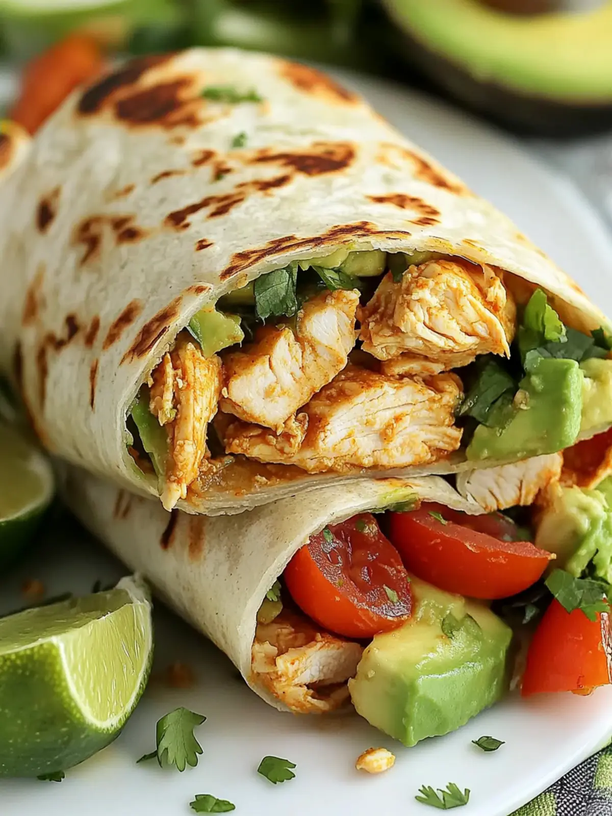 Delicious Chicken Avocado Wrap Recipe for Quick Lunch Bliss 3 Chicken Avocado Wrap Recipe