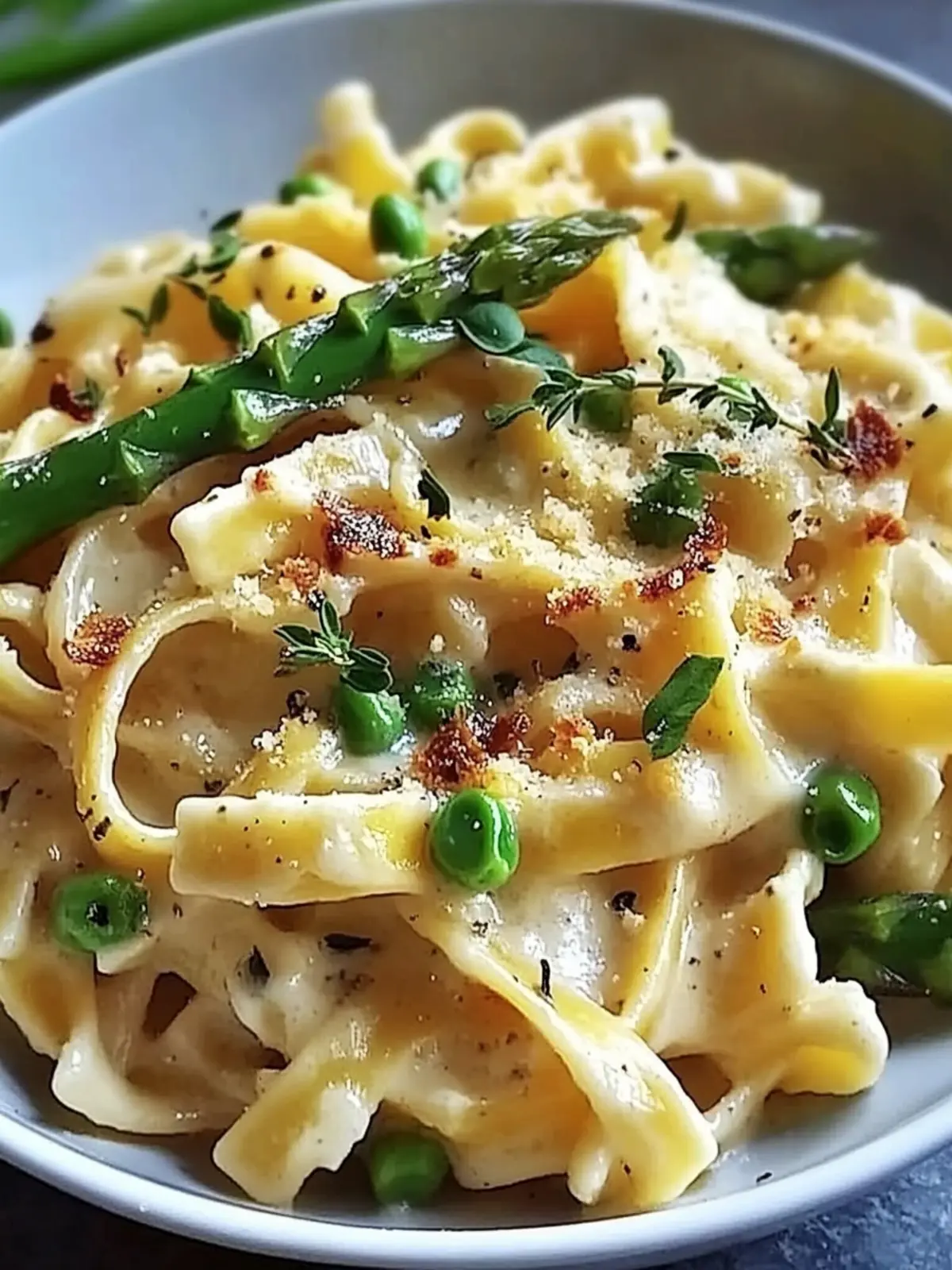 Creamy Pasta with Asparagus