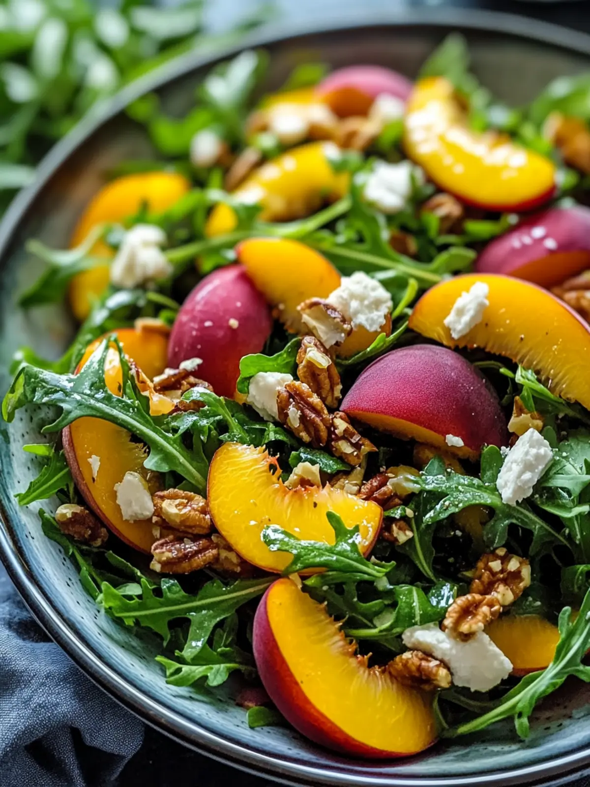 Delicious Peach Arugula Salad: A Refreshing Summer Delight 2 Peach Arugula Salad
