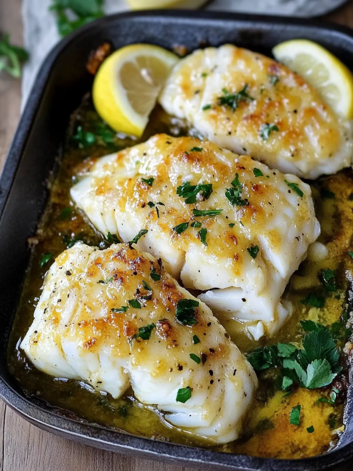 Baked Cod Recipe with Lemon and Garlic for a Fresh Feast 5 Baked Cod Recipe with Lemon and Garlic