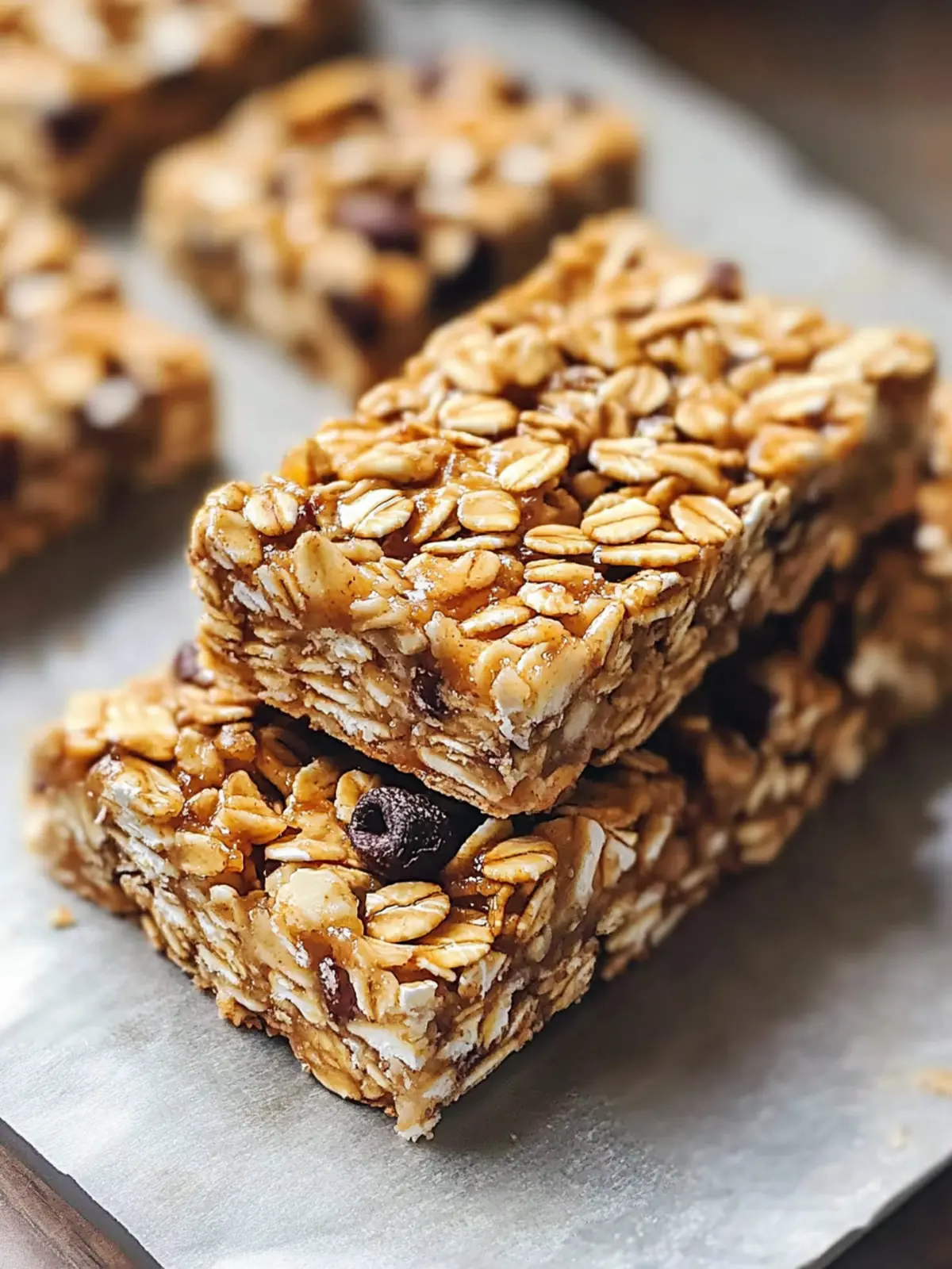 Easy No Bake Granola Bars