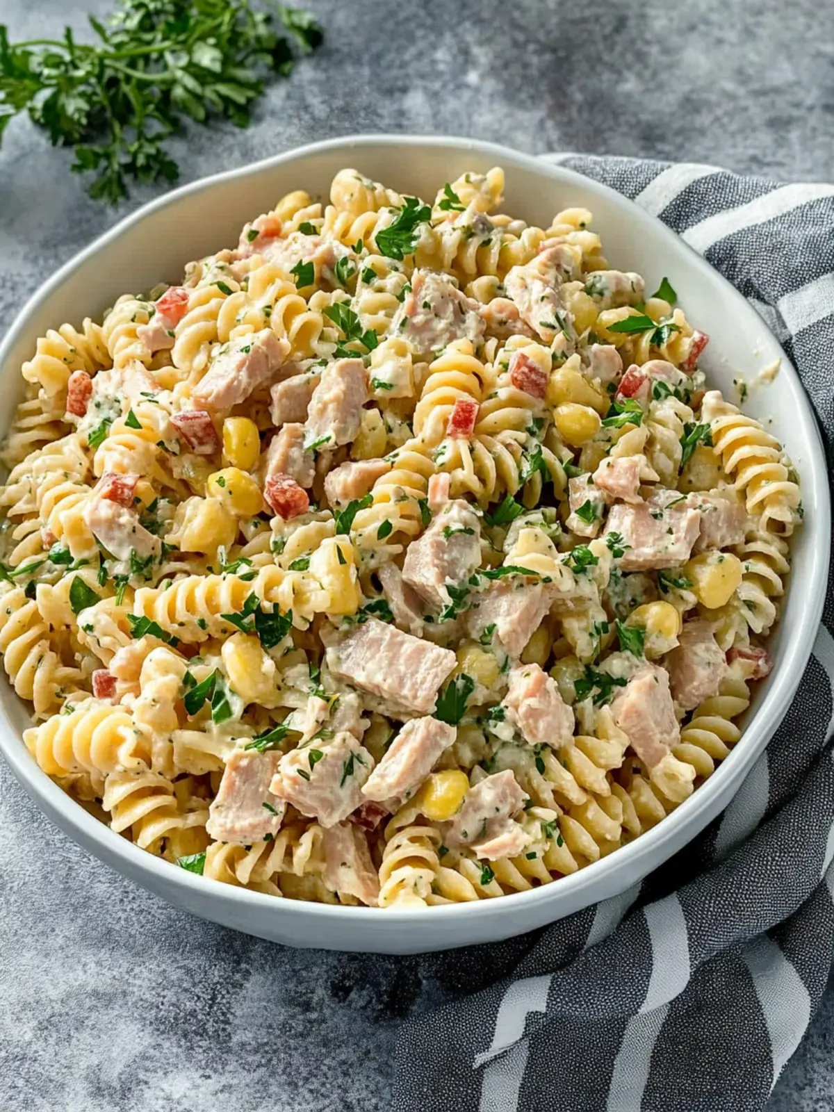 Easy Tuna Pasta Salad: A High-Protein Twist Everyone Loves 4 Easy Tuna Pasta Salad | High Protein Recipe
