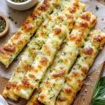 Cheesy Zucchini Breadsticks