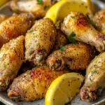 Crispy Baked Lemon Pepper Chicken Wings
