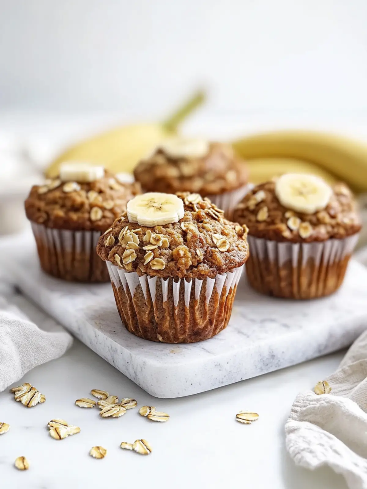 Healthy Banana Oatmeal Muffins You’ll Crave Every Morning 3 Healthy Banana Oatmeal Muffins