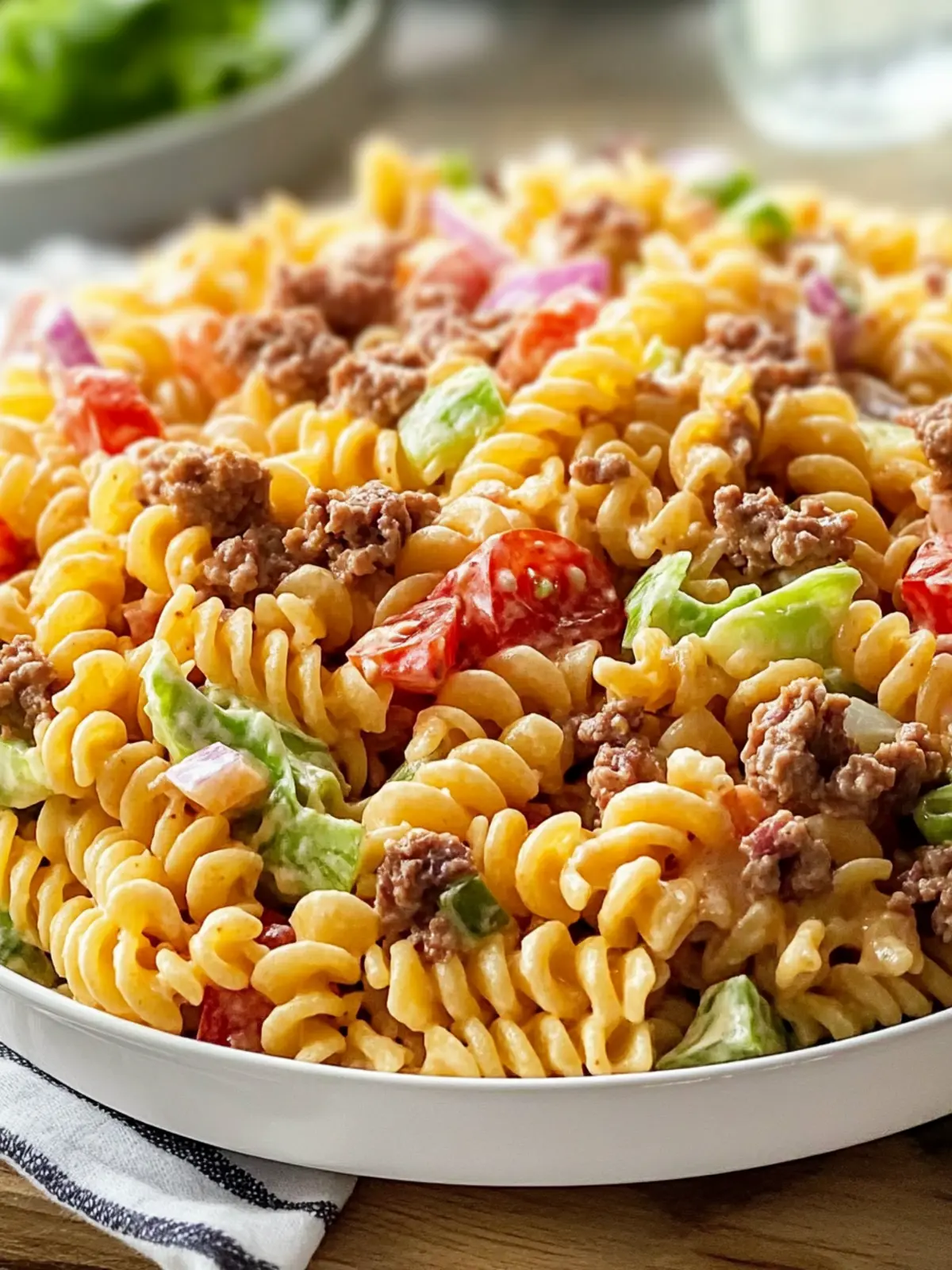 Big Mac Pasta Salad: Comfort Food for Easy Gatherings 4 Big Mac Pasta Salad