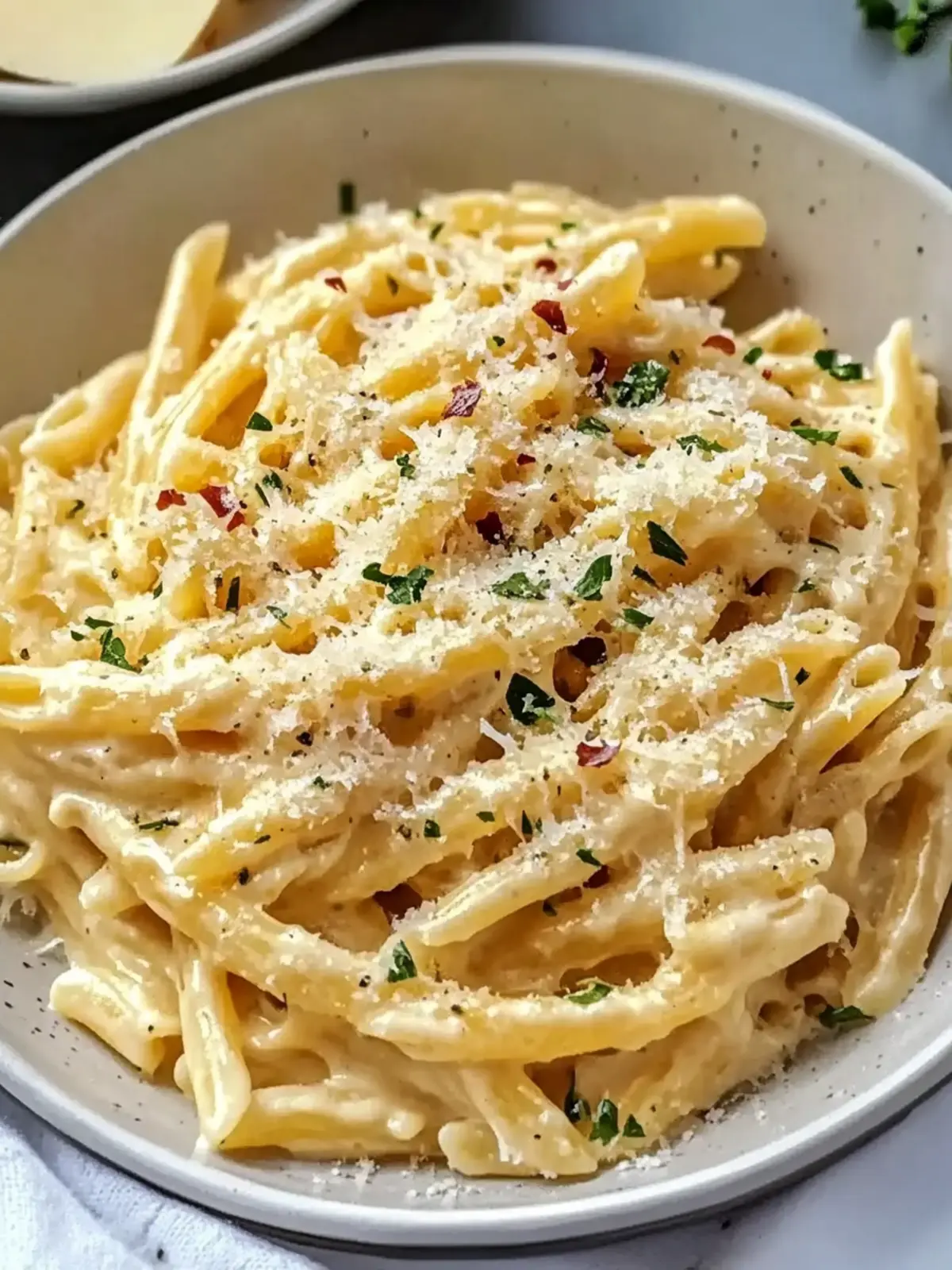 One Pot Creamy Garlic Pasta Ready in Just 20 Minutes! 3 One Pot Creamy Garlic Pasta (Just 20 Minutes!)