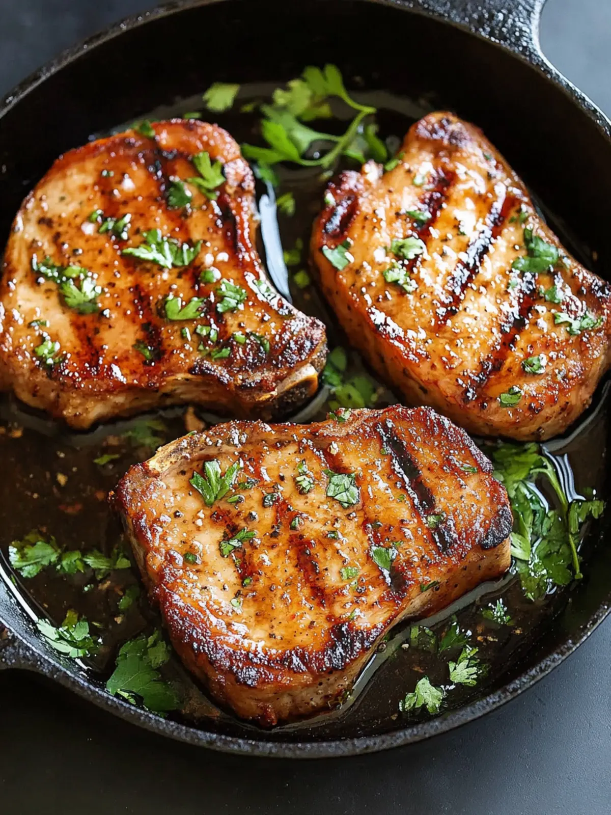 Savory Boneless Pork Chops with Honey Garlic Sauce Delight 5 Boneless Pork Chops
