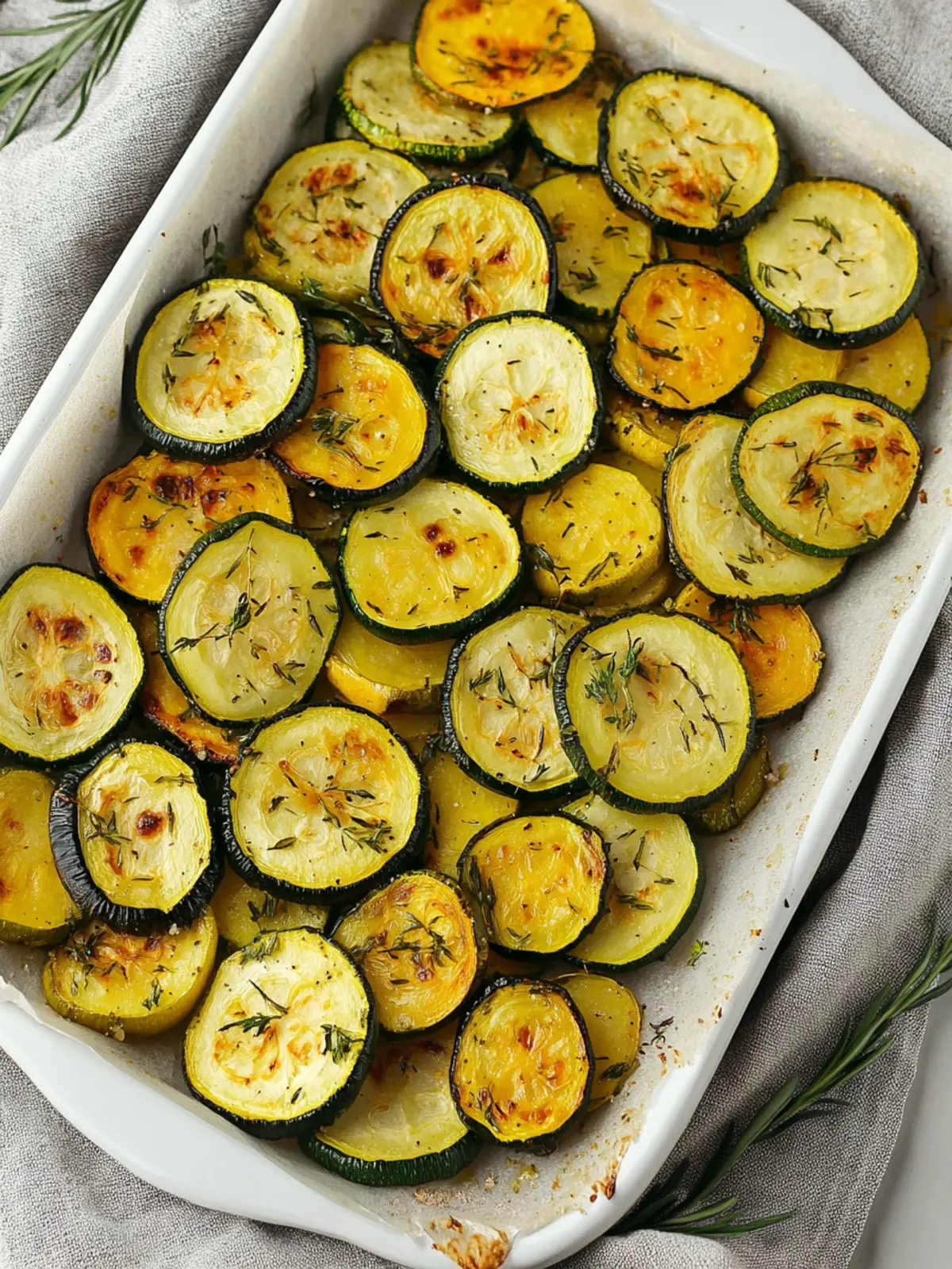 Roasted Zucchini and Squash
