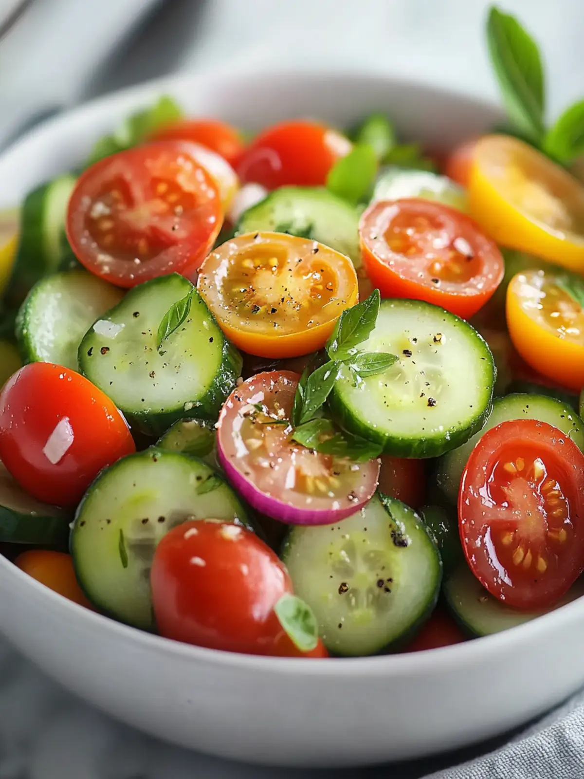 Cucumber Tomato Salad