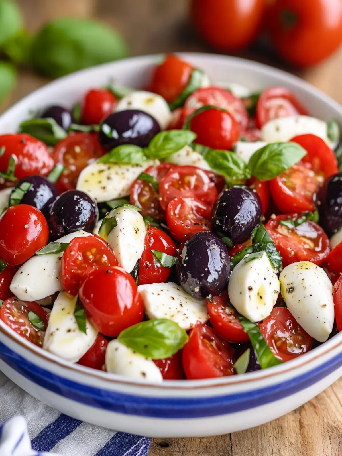 Red, White & Blue Caprese Salad to Wow Your Summer Guests 3 Red, White & Blue Caprese Salad