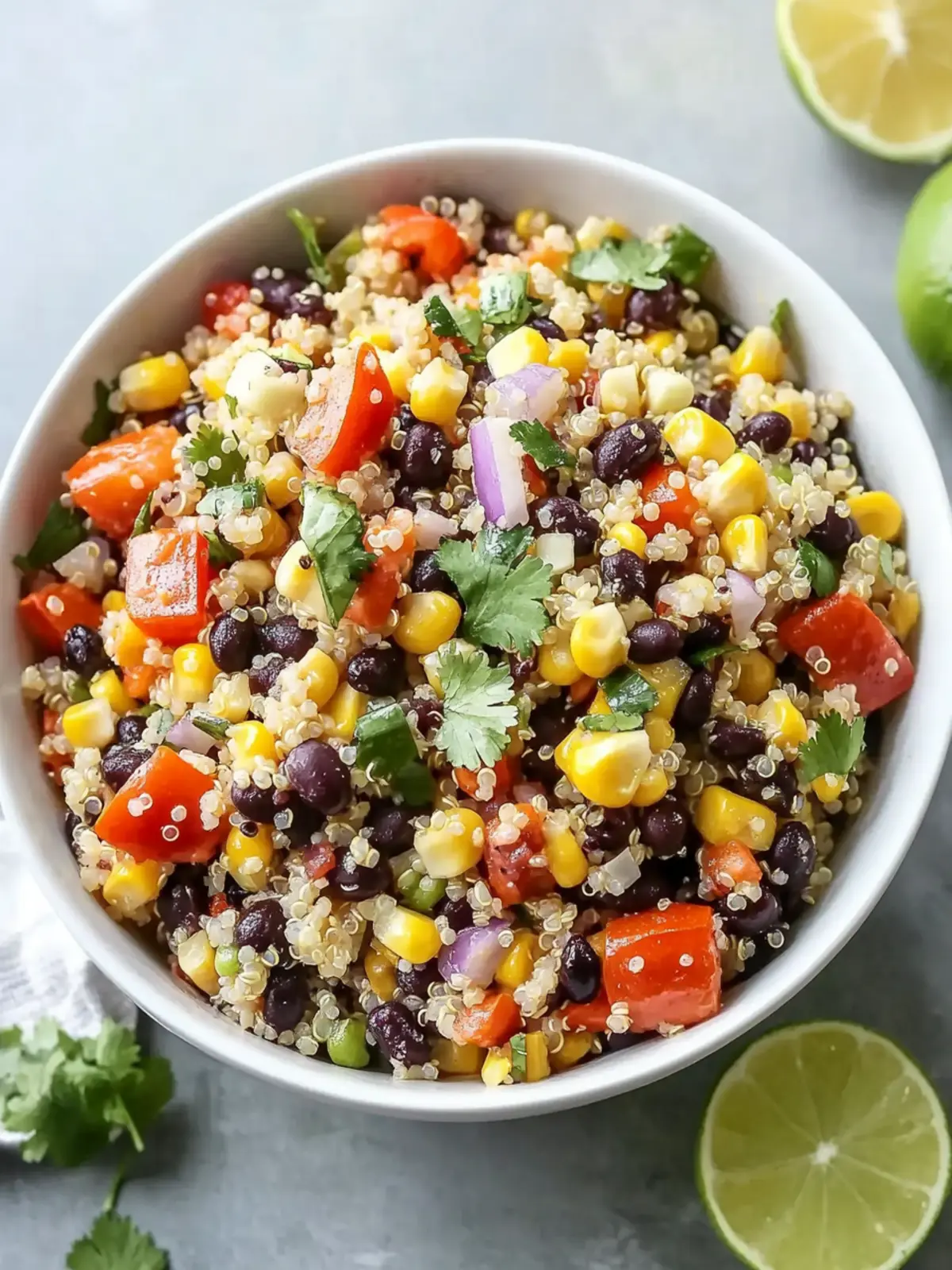Sweet Corn and Black Bean Quinoa Salad: Fresh and Flavorful Twist 2 Sweet Corn and Black Bean Quinoa Salad