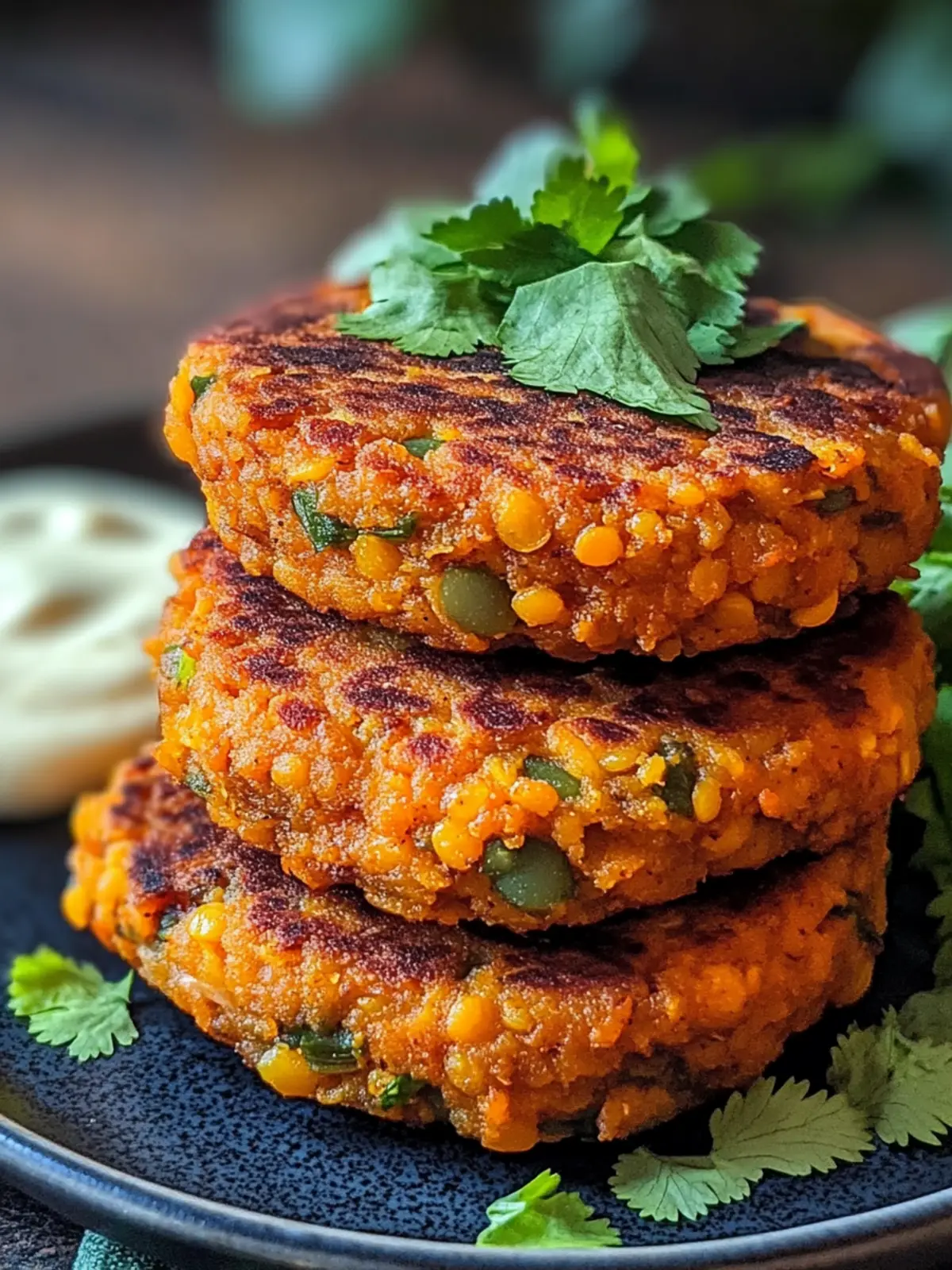 Crispy Sweet Potato & Red Lentil Patties You’ll Love to Make 2 CRISPY SWEET POTATO & RED LENTIL PATTIES