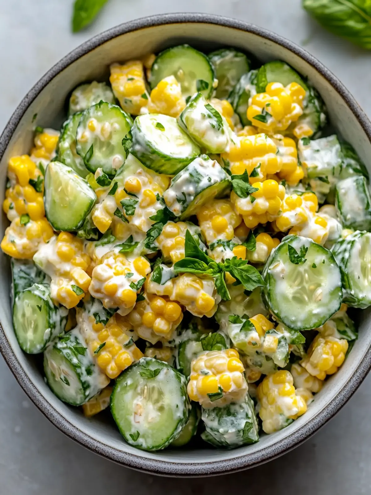 Savory Street Corn Creamy Cucumber Salad for Summer Bliss 5 Street Corn Creamy Cucumber Salad