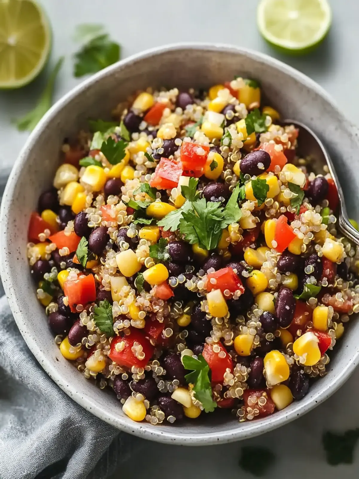 Sweet Corn and Black Bean Quinoa Salad: Fresh and Flavorful Twist 5 Sweet Corn and Black Bean Quinoa Salad