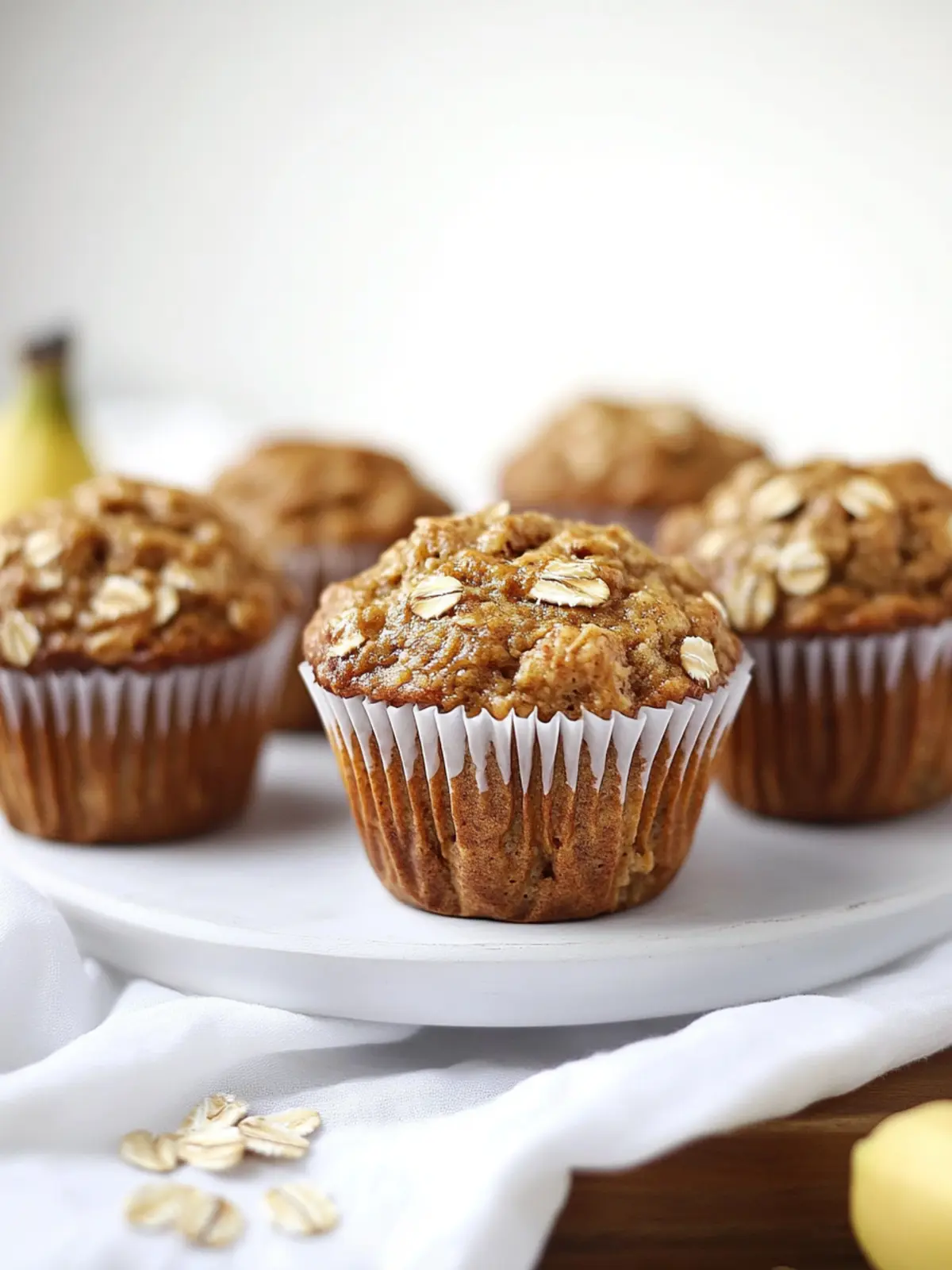 Deliciously Healthy Banana Oatmeal Muffins That You'll Love 5 Healthy Banana Oatmeal Muffins