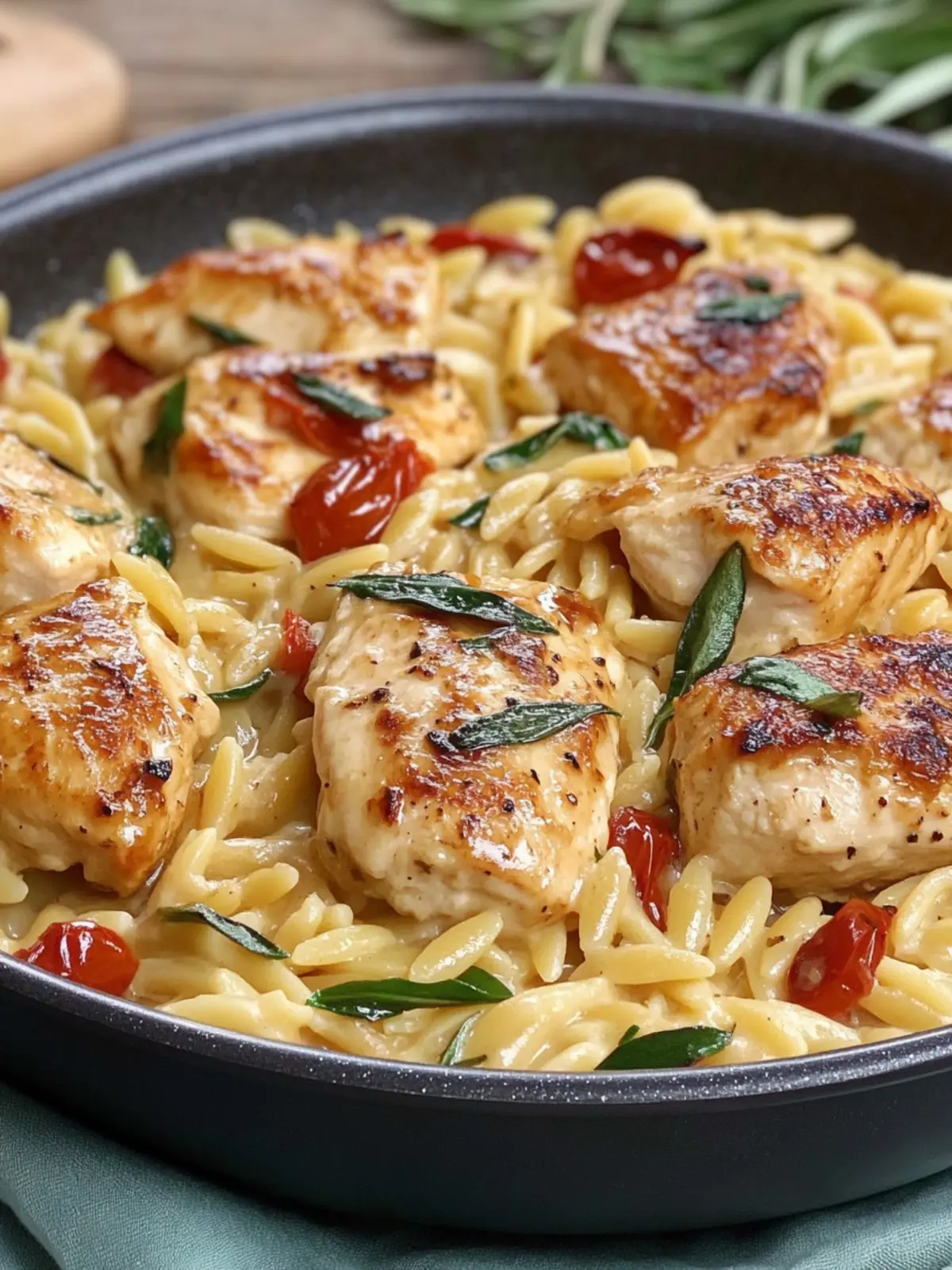 One Pan Marry Me Chicken Orzo: Your New Favorite Dinner Dish 2 One Pan Marry Me Chicken Orzo