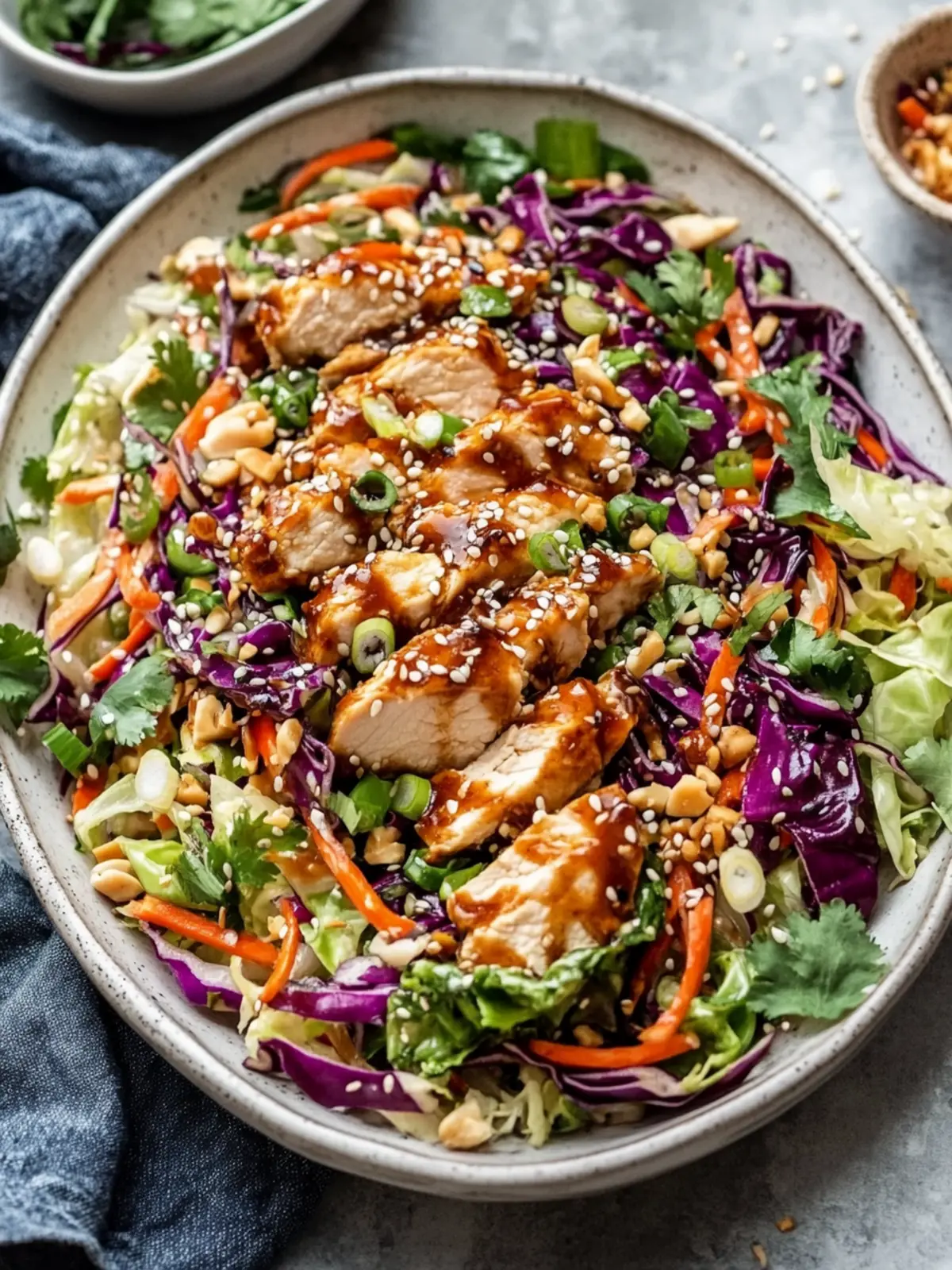 Sesame Chicken Cabbage Crunch Salad: Quick & Delicious Delight 5 Sesame Chicken Cabbage Crunch Salad