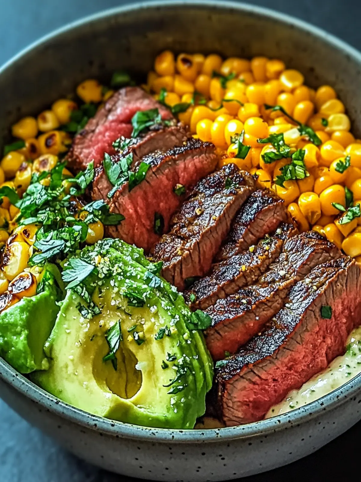 Steak Avocado Roasted Corn Bowl: A Flavor-Packed Delight 3 Steak Avocado Roasted Corn Bowl