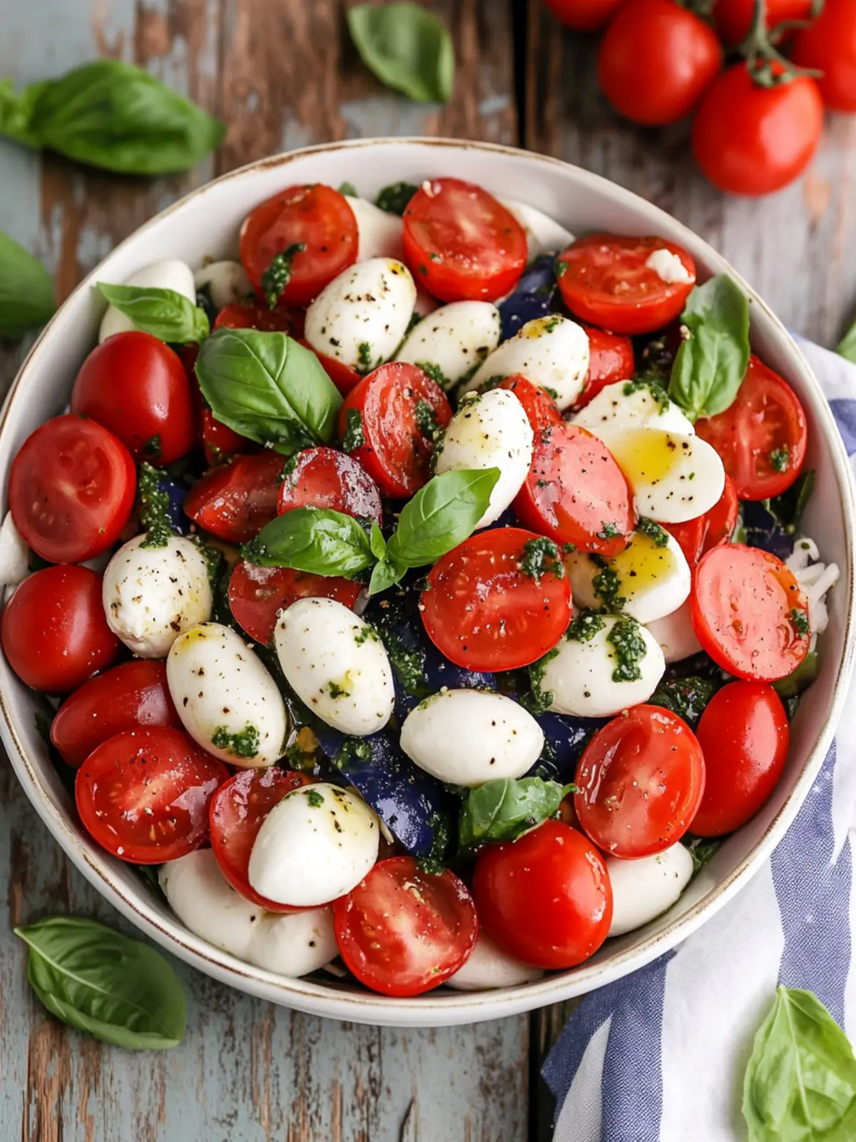 Red, White & Blue Caprese Salad to Wow Your Summer Guests 4 Red, White & Blue Caprese Salad