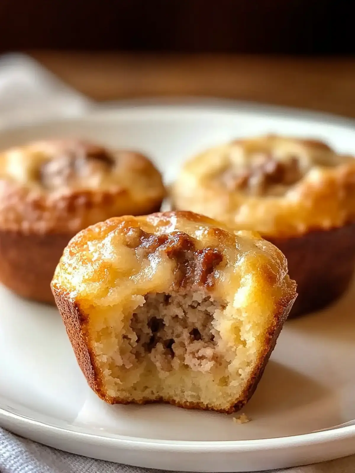 Easy Sausage Pancake Muffins