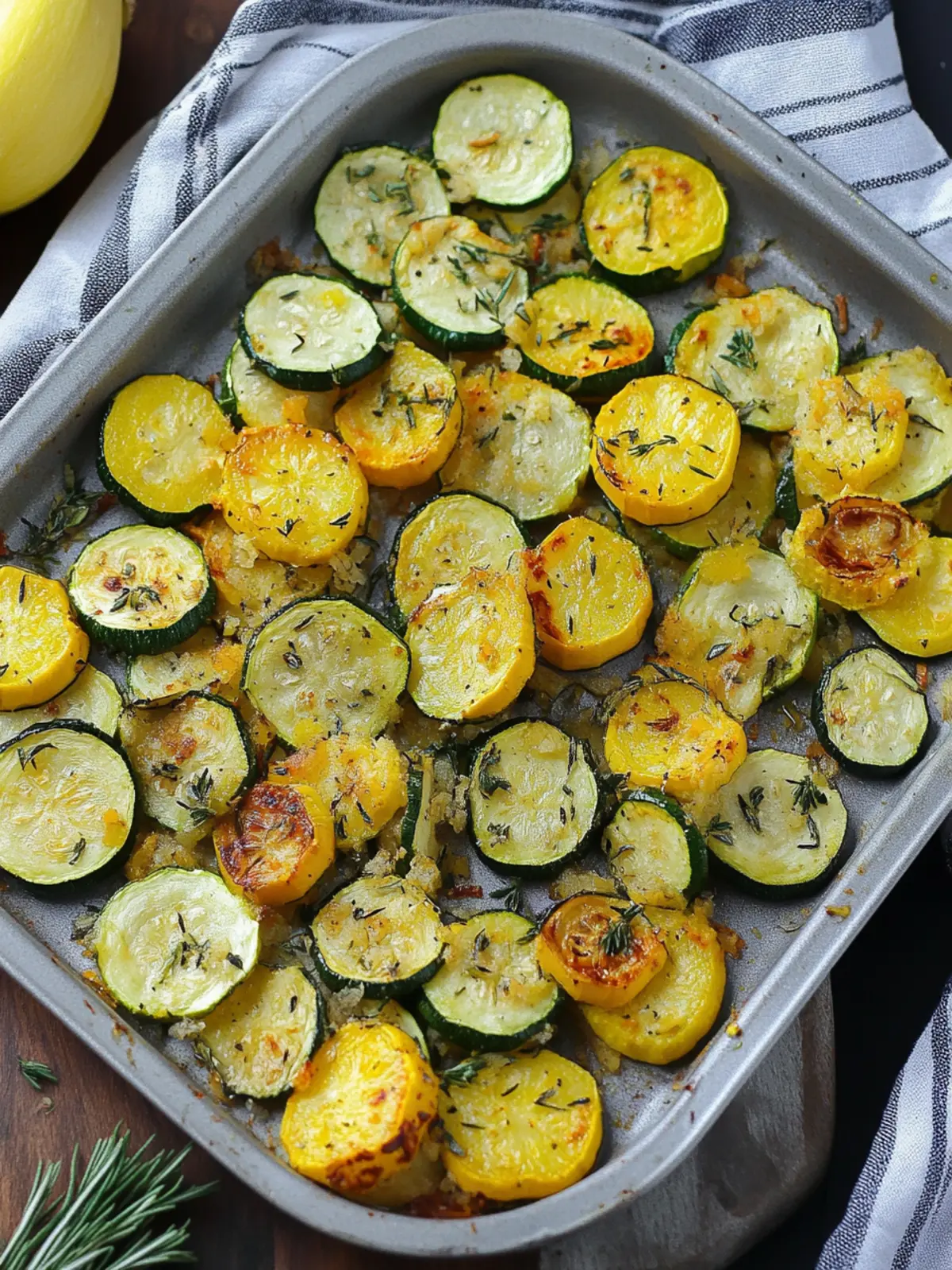 Roasted Zucchini and Squash