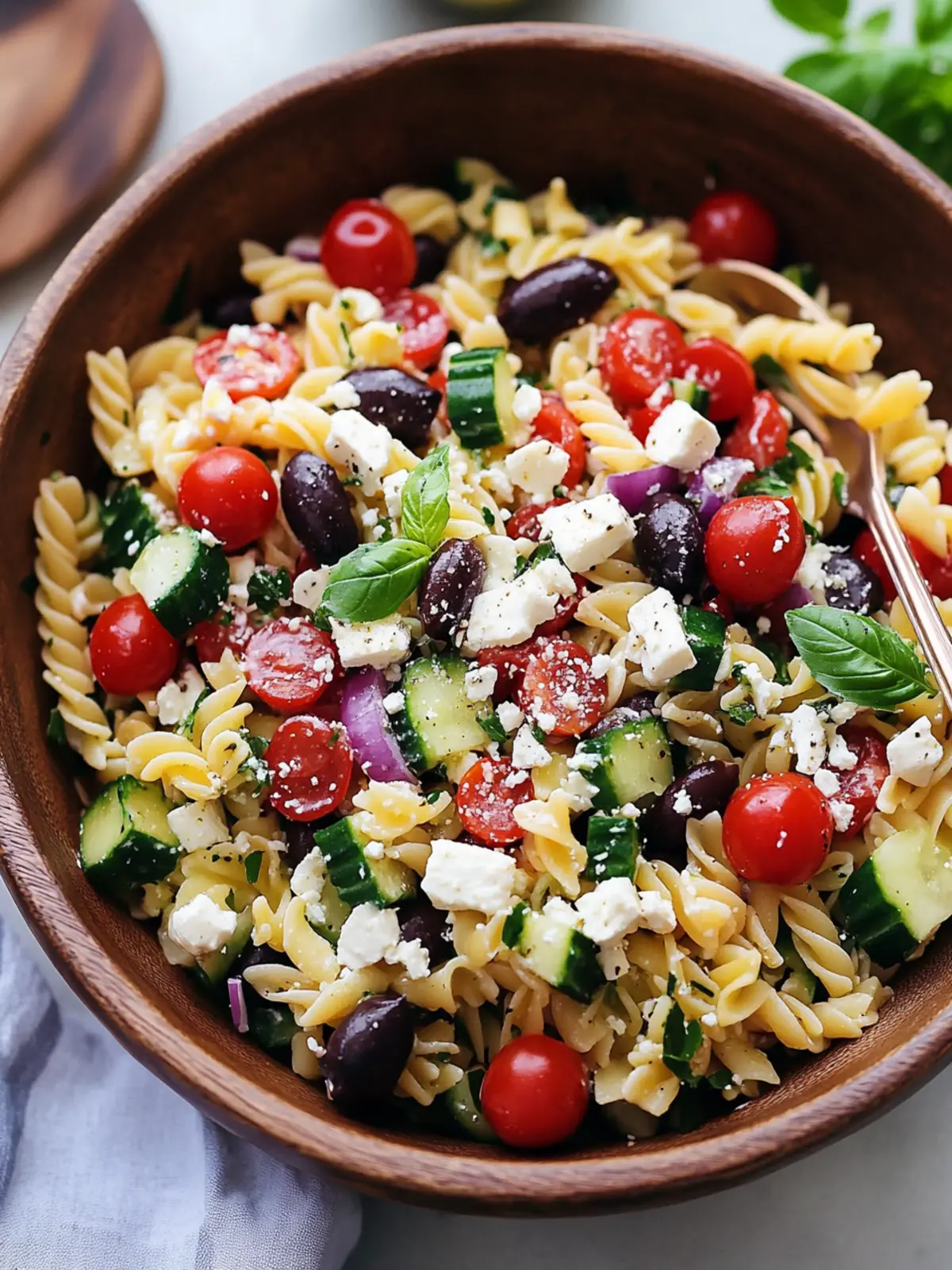 Zesty Greek Pasta Salad for Fresh Summer Vibes 2 Greek Pasta Salad