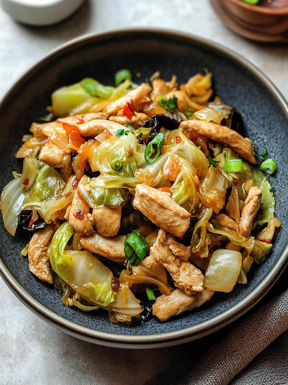 Delicious Chicken Cabbage Stir Fry for a Fresh Weeknight Dinner 2 Chicken Cabbage Stir Fry