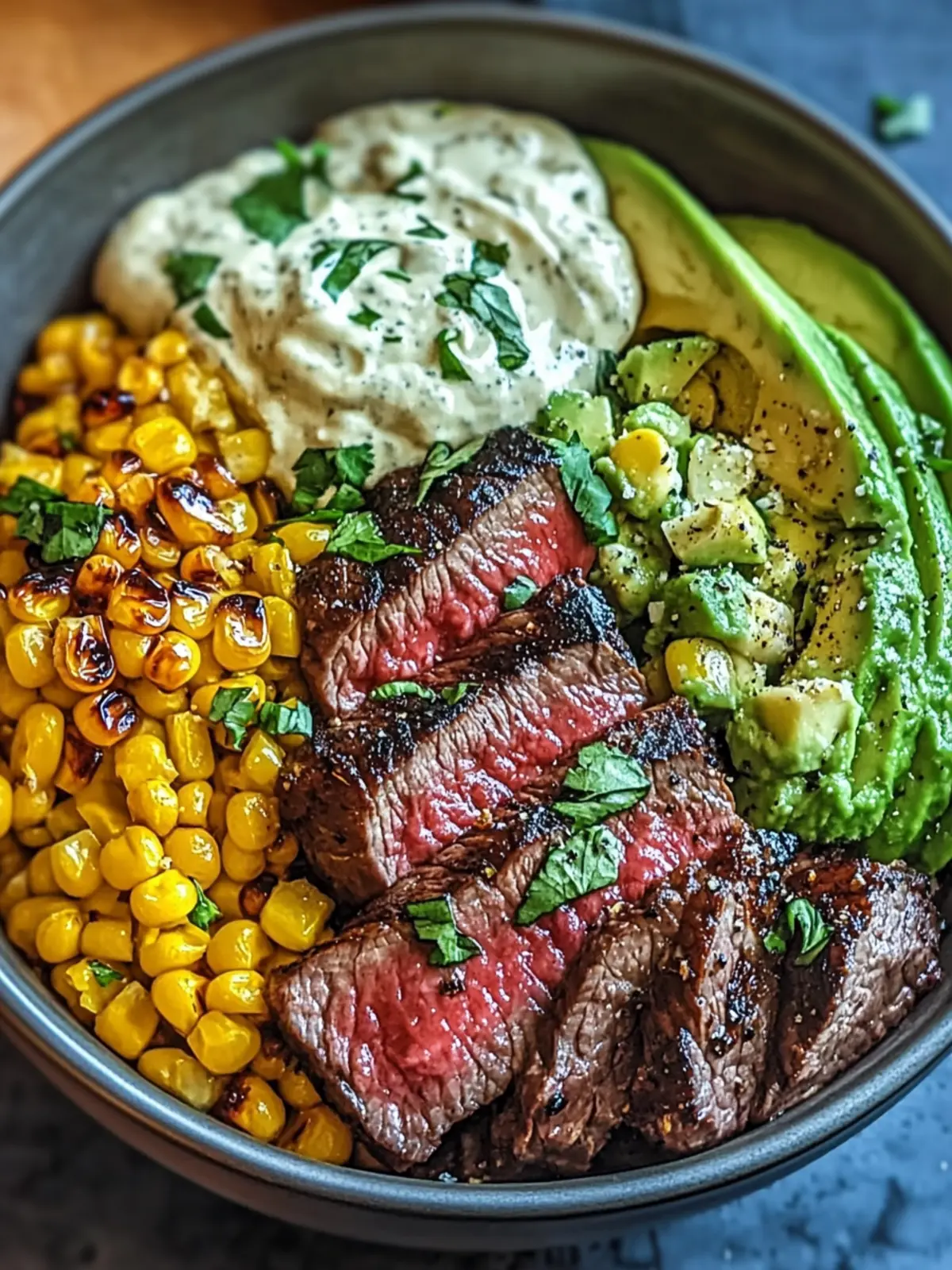 Steak Avocado Roasted Corn Bowl: A Flavor-Packed Delight 5 Steak Avocado Roasted Corn Bowl