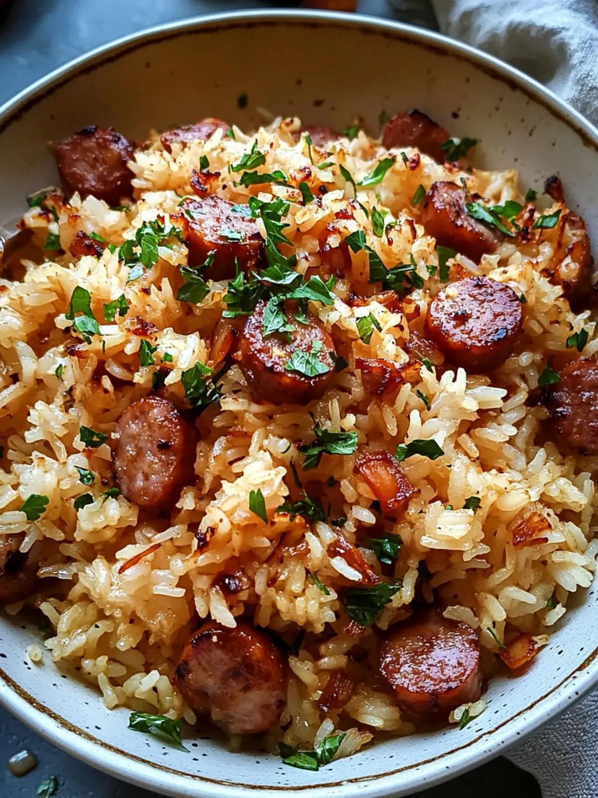 Irresistible Sticky Smoky Garlic Butter Parmesan Sausage Rice 5 Sticky Smoky Garlic Butter Parmesan Sausage Rice