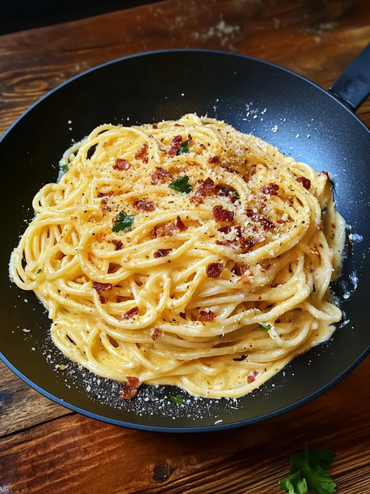 Creamy Spaghetti Carbonara: A Traditional Italian Delight 4 Creamy Spaghetti Carbonara