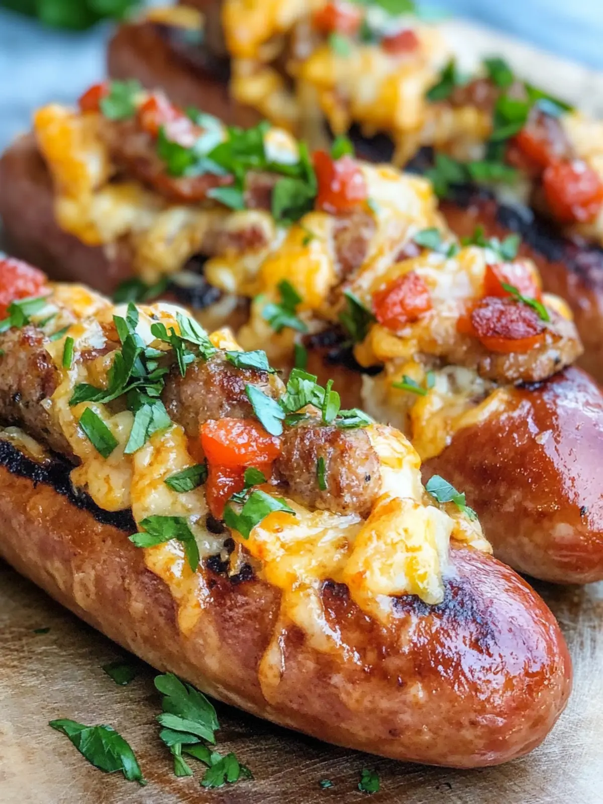 Sausage Popper Boats: Customizable Grilled Delight for Any Party 3 Sausage Popper Boats