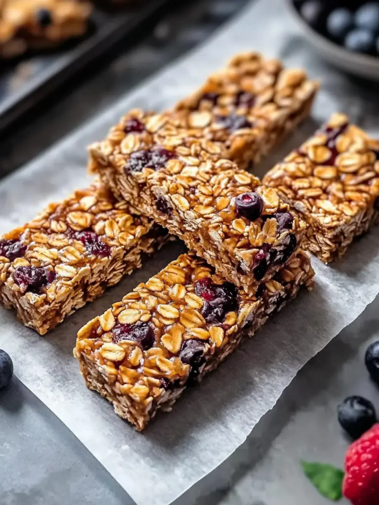Easy No Bake Granola Bars