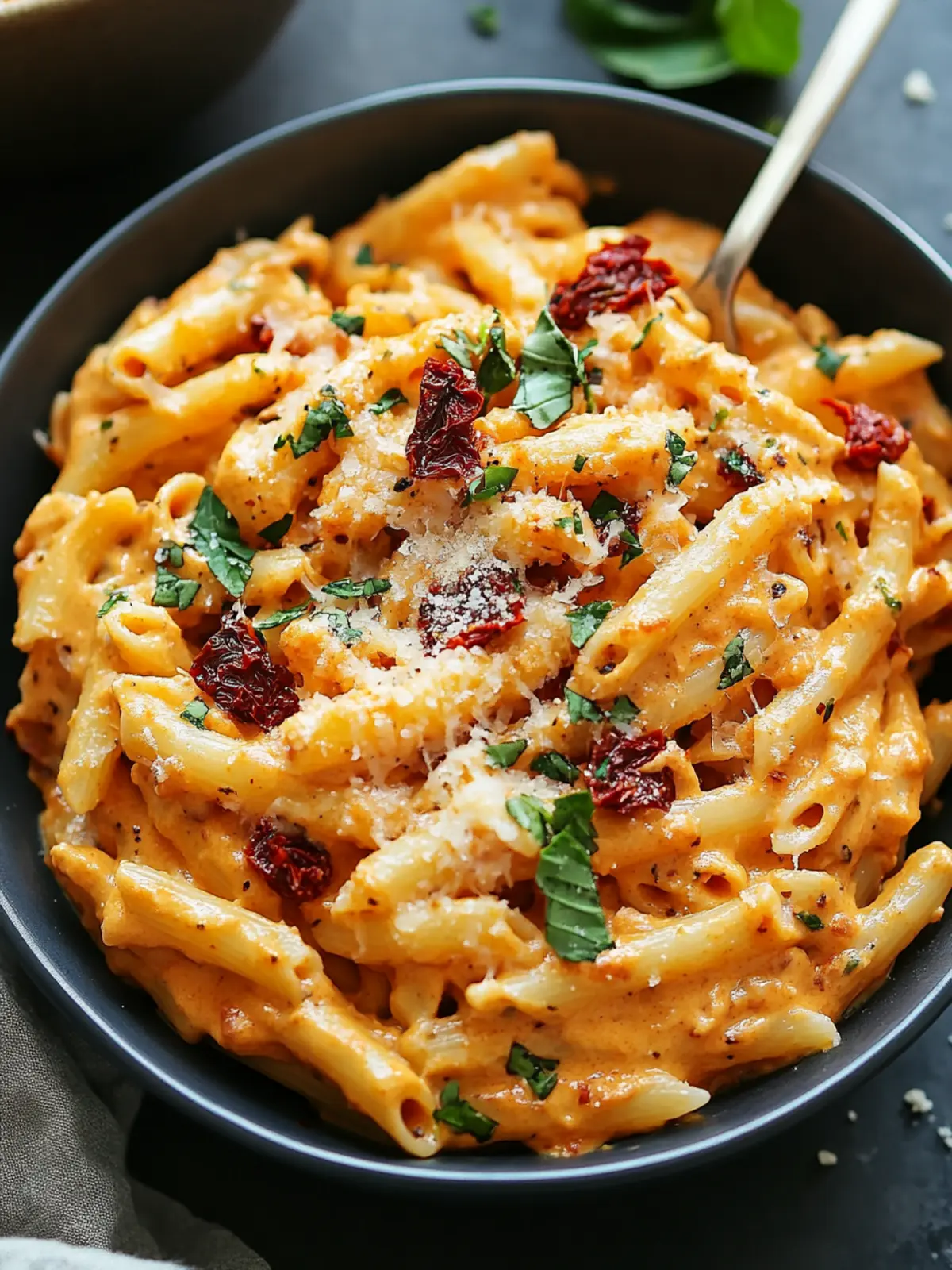 Vegan Creamy Sun Dried Tomato Pasta for Quick Gourmet Nights 2 Vegan Creamy Sun Dried Tomato Pasta