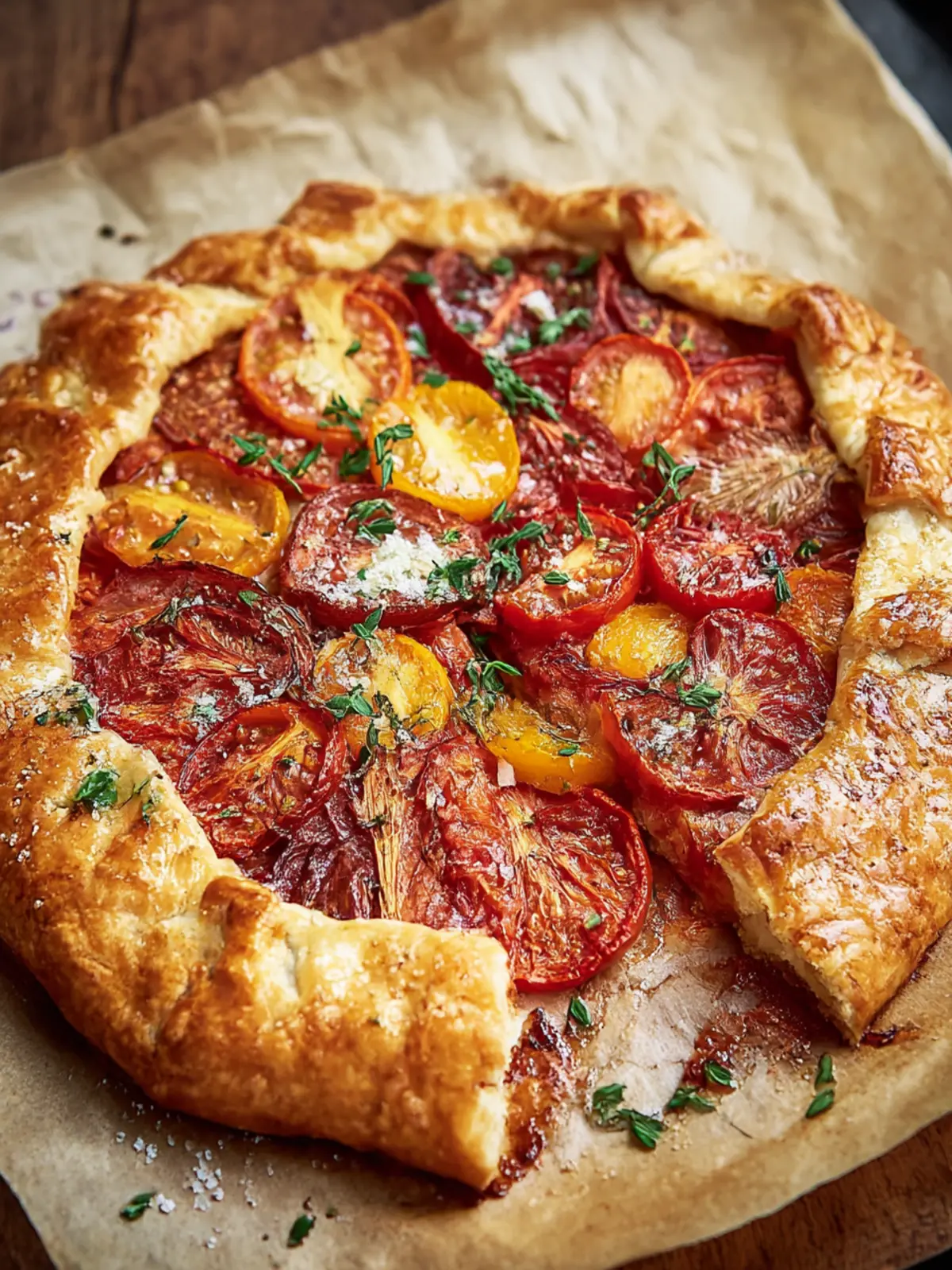 Savory Tomato Galette: A Flavorful Seasonal Delight 2 Tomato Galette
