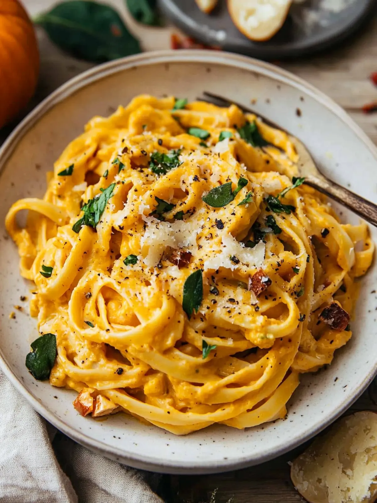 Creamy Pumpkin Pasta Recipe for Quick, Healthy Comfort Food 3 Creamy Pumpkin Pasta Recipe