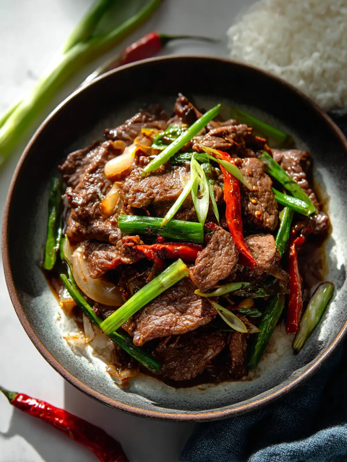 Spicy Stir-Fried Beef