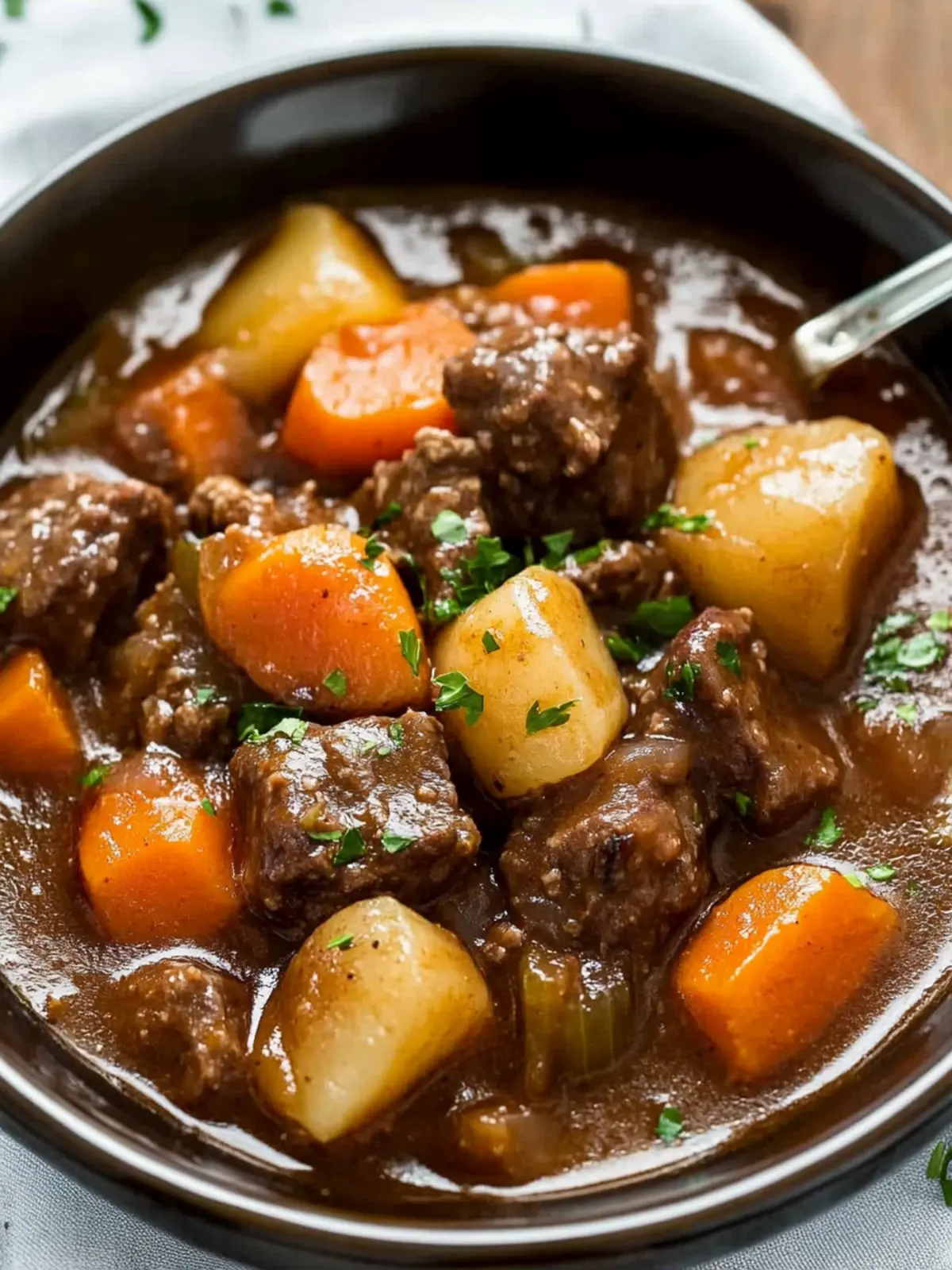 Melt-in-Your-Mouth Slow Cooker Beef Stew for Cozy Nights 4 Slow Cooker Beef Stew