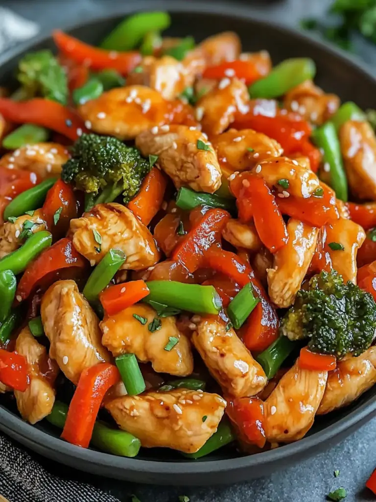 Honey Sriracha Chicken Stir Fry – Sweet & Spicy (20 Minutes)