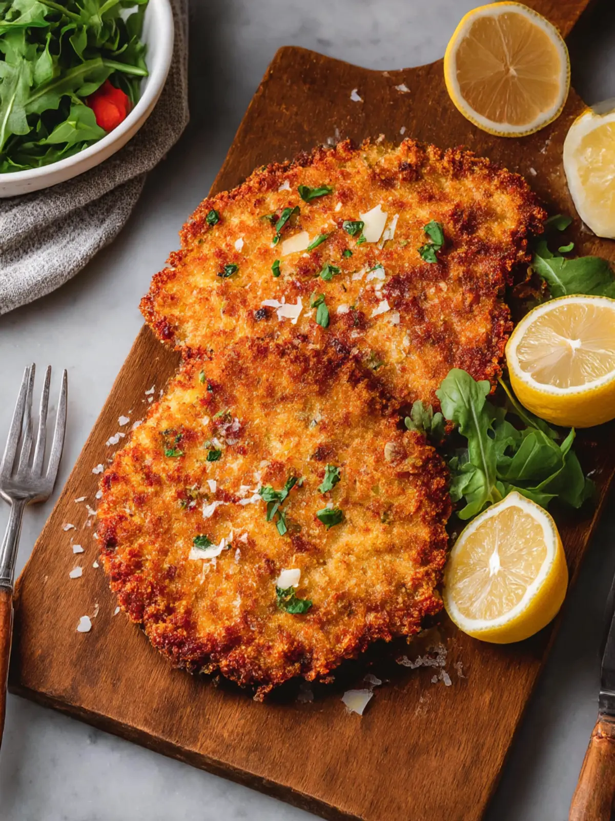 Crispy Chicken Milanese: A Gourmet Twist on Comfort Food 2 Chicken Milanese