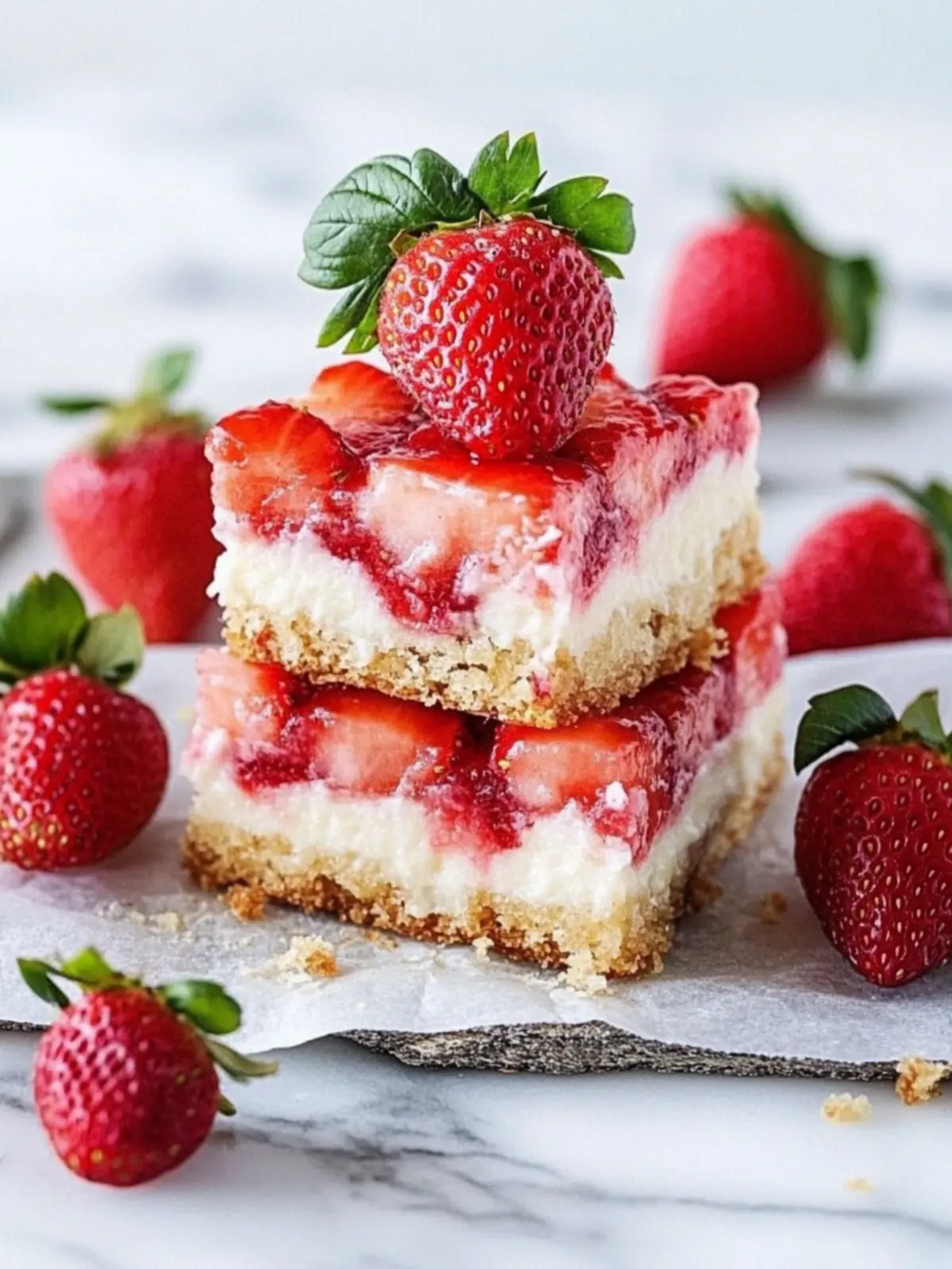 Sweet Bliss: Easy Strawberry Chess Bars You’ll Love 5 Strawberry Chess Bars