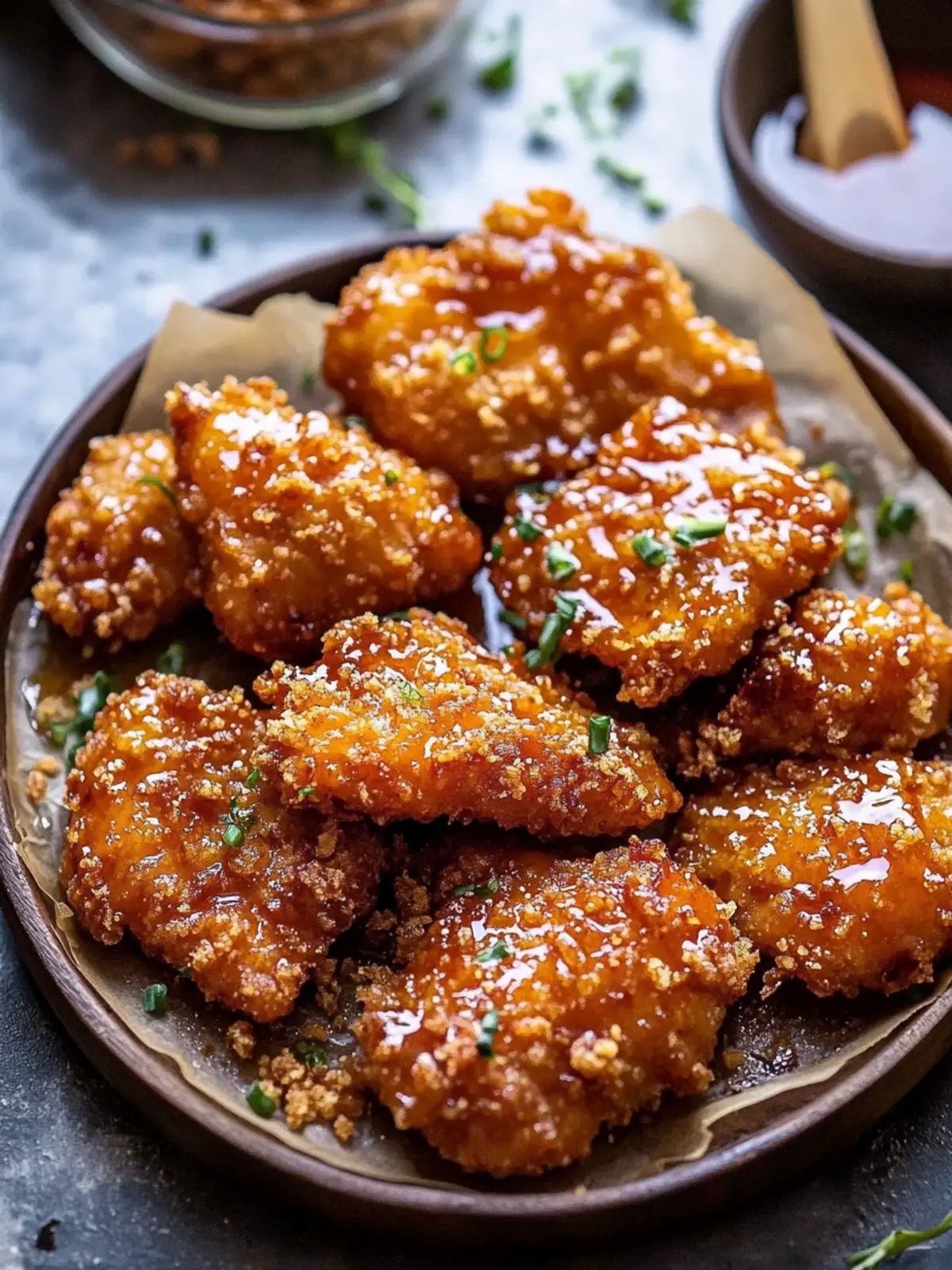 Baked Crunchy Hot Honey Chicken: Flavor Explosion Awaits! 4 Baked Crunchy Hot Honey Chicken.