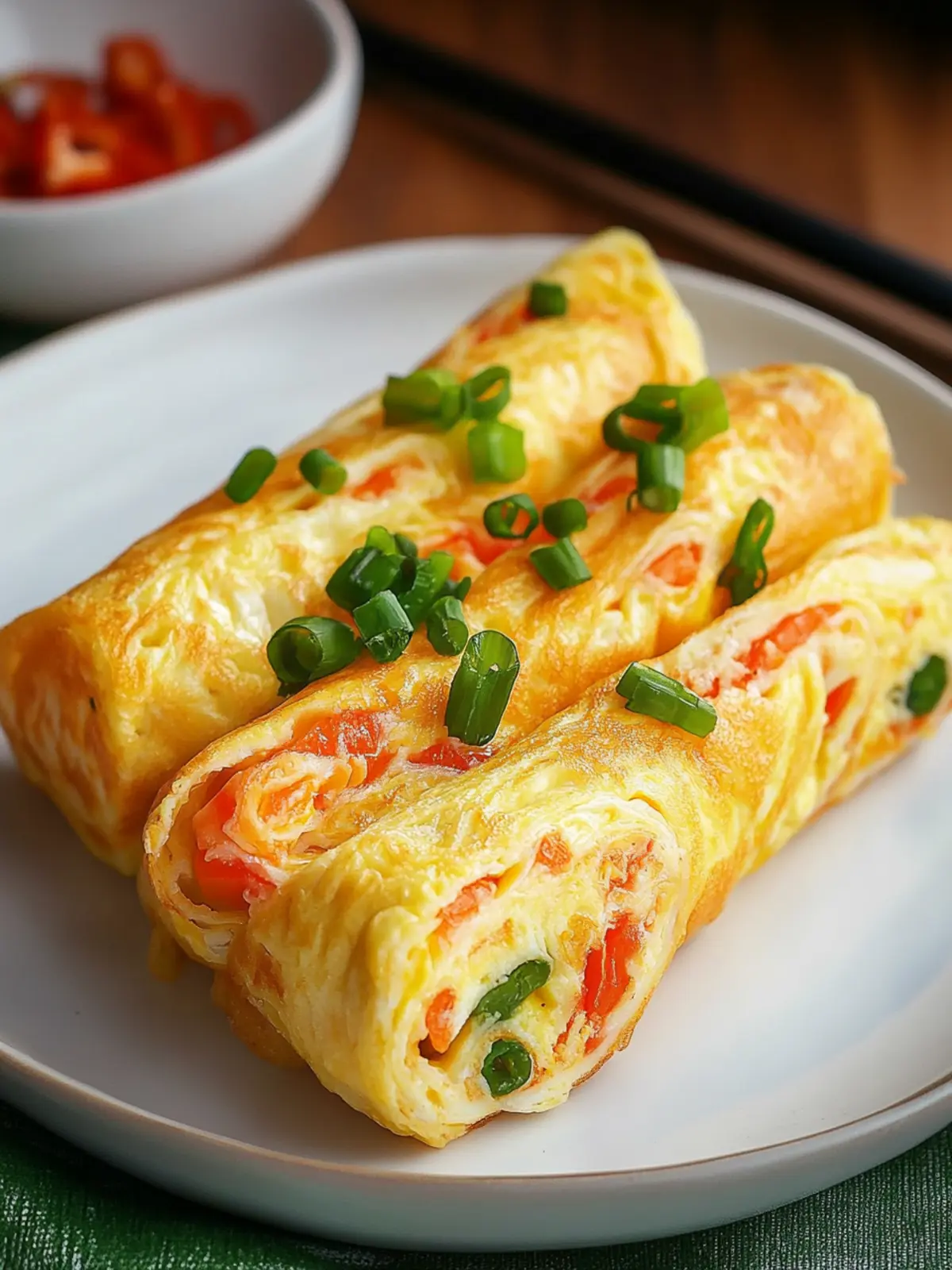 Korean Rolled Omelette: Fluffy Perfection for Quick Meals 4 Korean Rolled Omelette