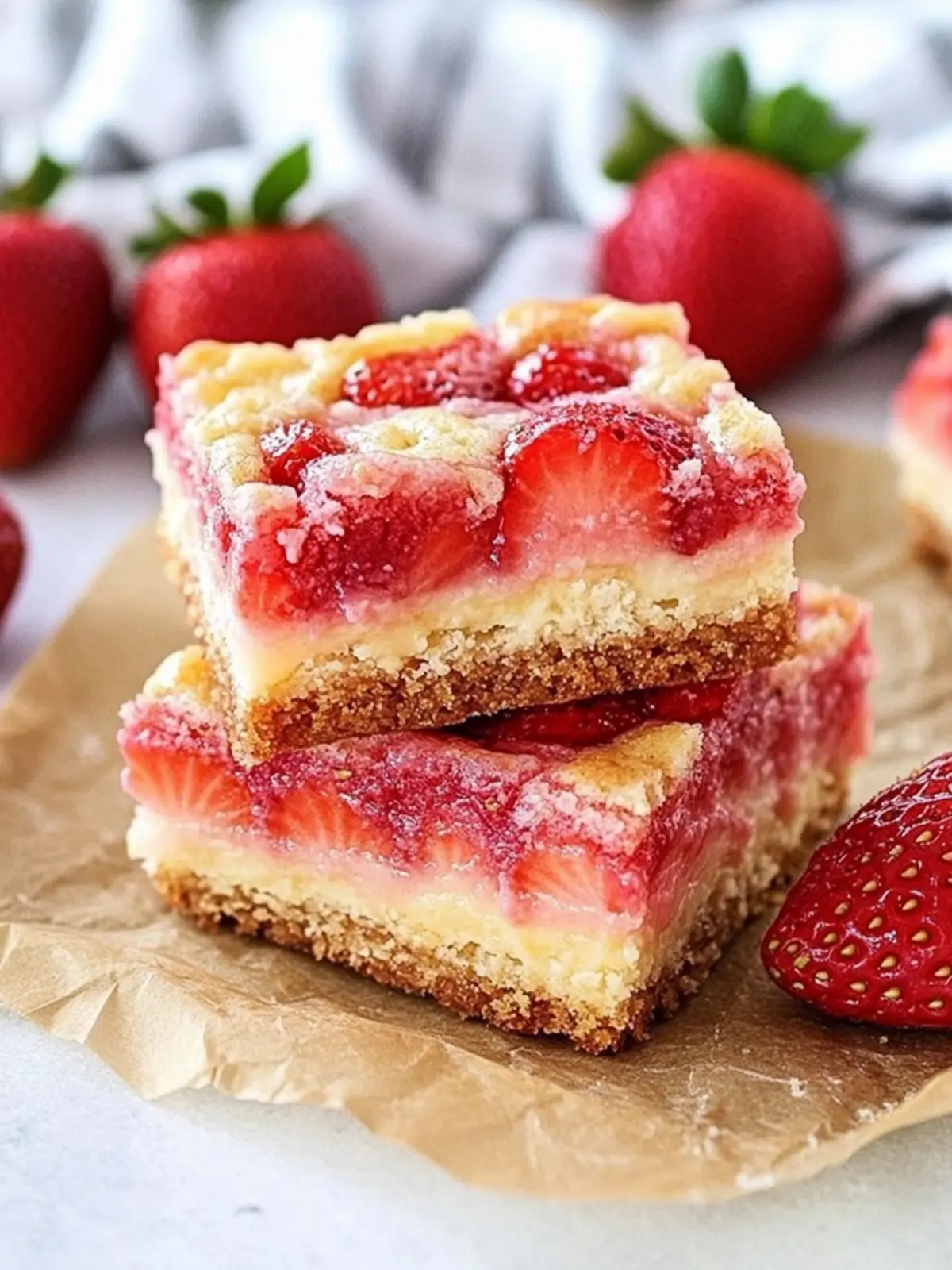 Sweet Bliss: Easy Strawberry Chess Bars You’ll Love 2 Strawberry Chess Bars