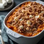Sweet Potato Casserole with Pecan Streusel and Toasted Marshmallows 9 Sweet Potato Casserole with Pecan Streusel and Toasted Marshmallows