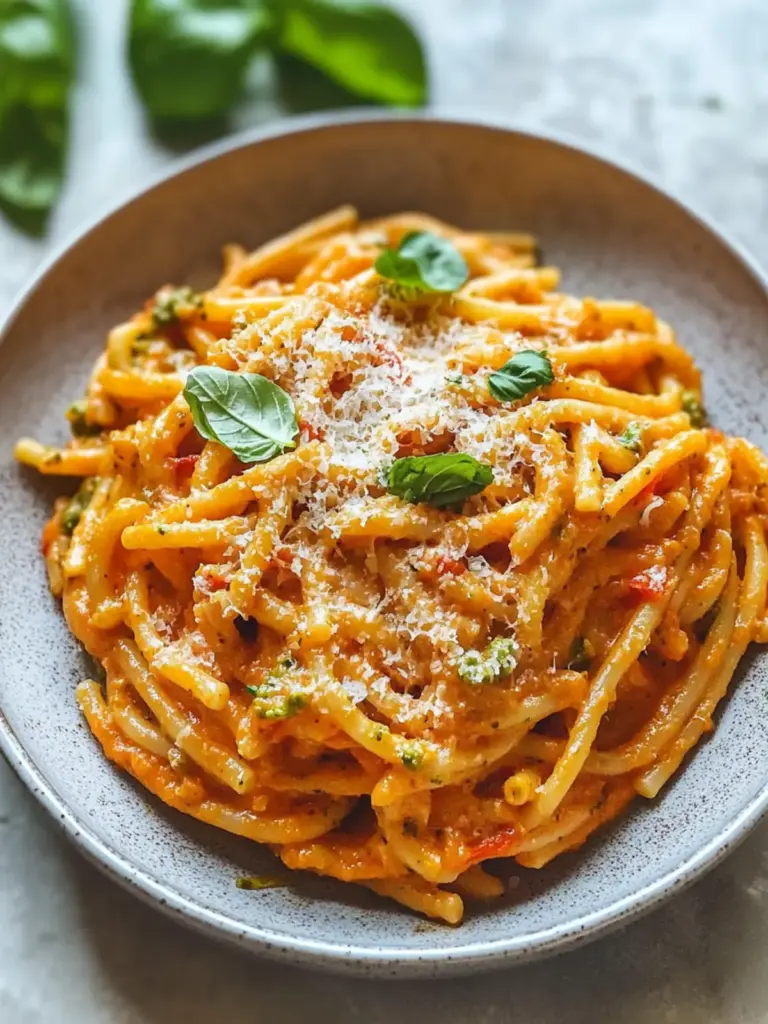 Creamy Red Pesto Pasta