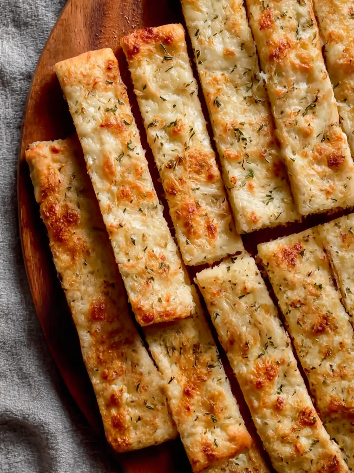 Cheesy Cottage Cheese Breadsticks