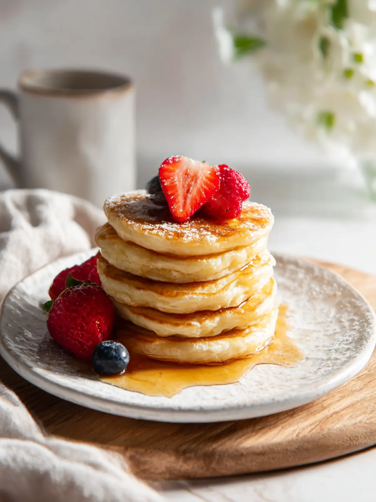 Fluffy Cottage Cheese Pancakes for a Protein-Packed Breakfast 3 Cottage Cheese Pancakes